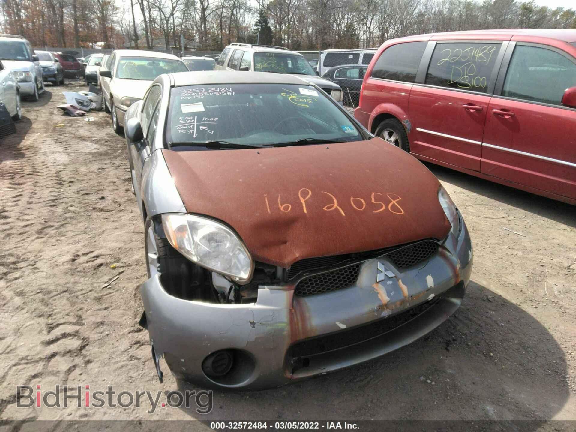 2006 MITSUBISHI ECLIPSE - VIN: 4A3AK24F46E028207 - Фото 6