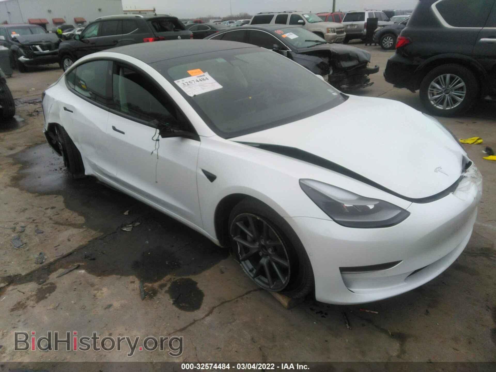 Photo 5YJ3E1EA9MF056970 - TESLA MODEL 3 2021