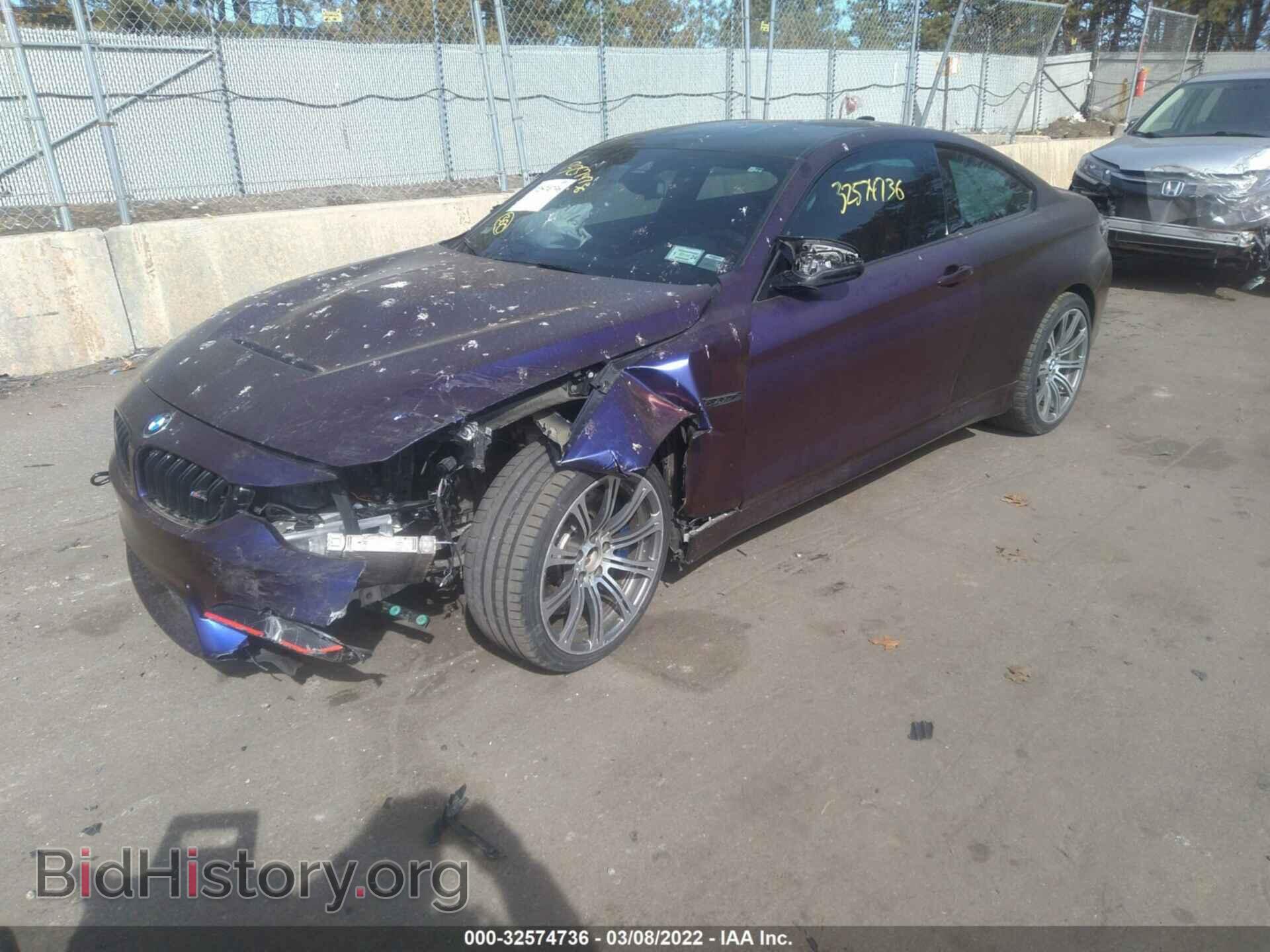 2018 BMW M4 - VIN: WBS4Y9C5XJAC86596 - Фото 2
