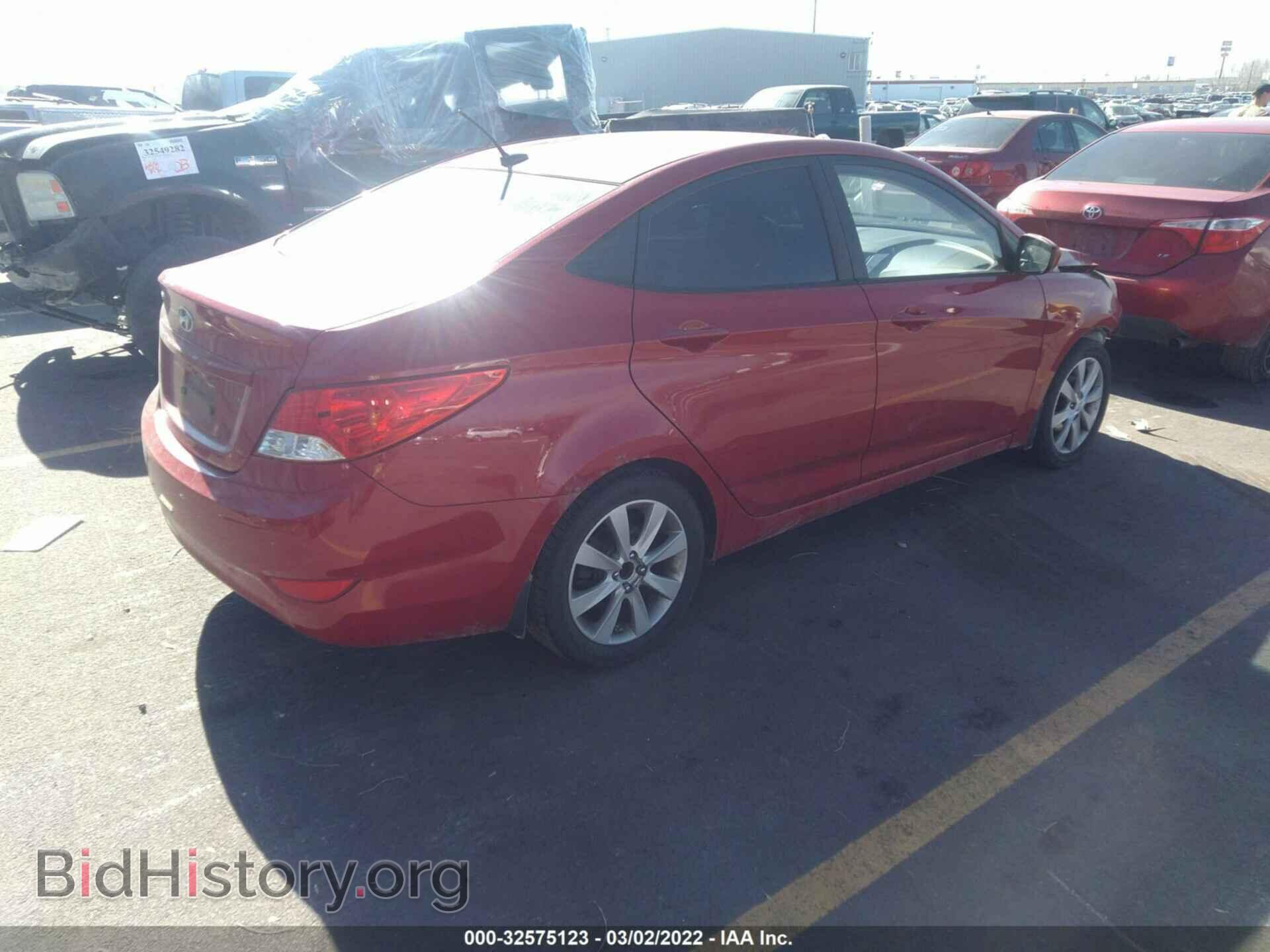 2013 HYUNDAI ACCENT - VIN: KMHCU4AE3DU379167 - Фото 4