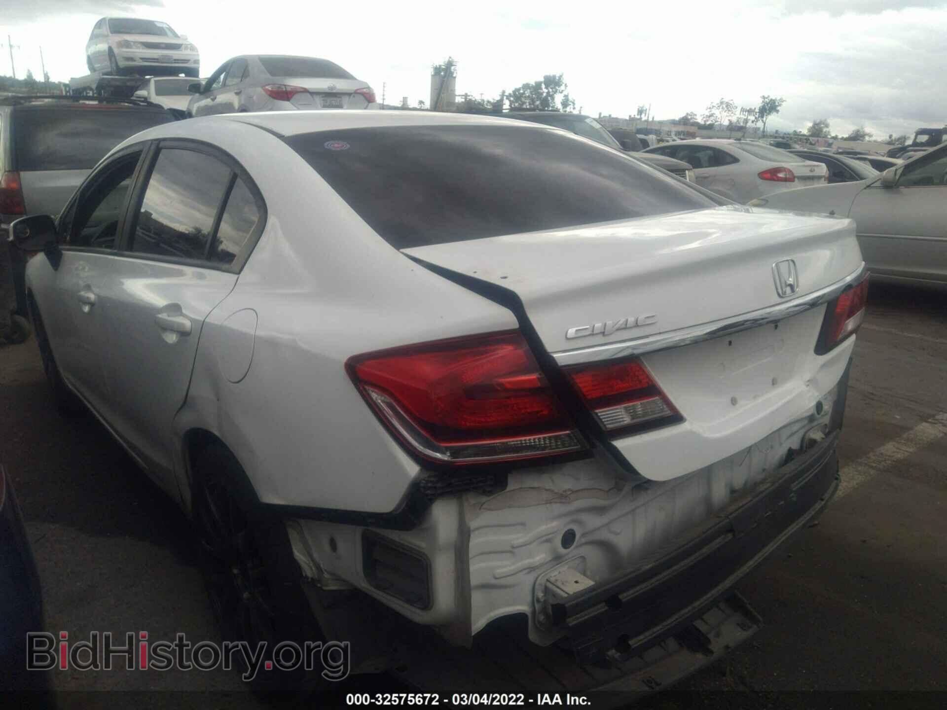 2013 HONDA CIVIC SDN - VIN: 19XFB2F54DE295555 - Фото 3