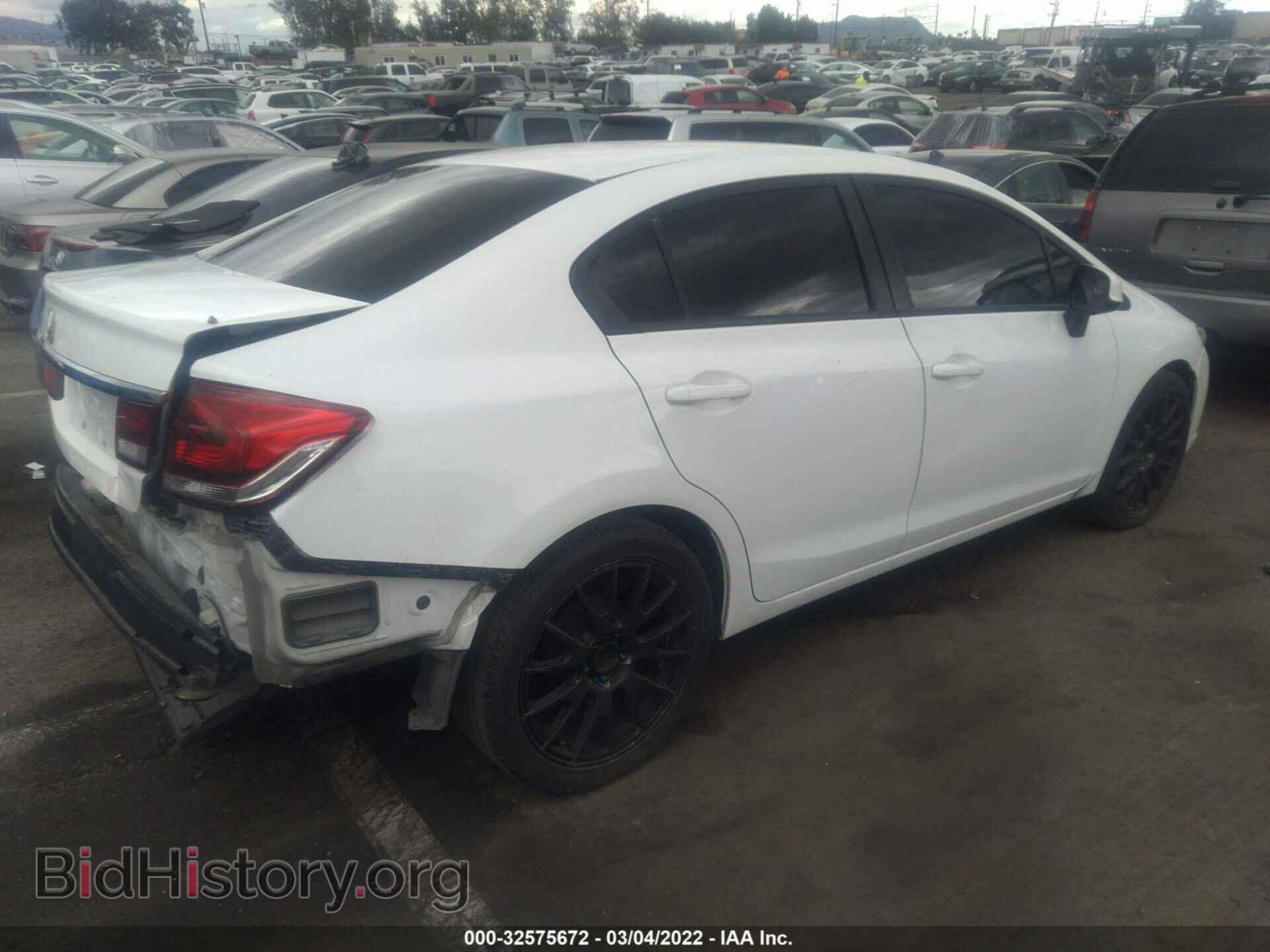 2013 HONDA CIVIC SDN - VIN: 19XFB2F54DE295555 - Фото 4