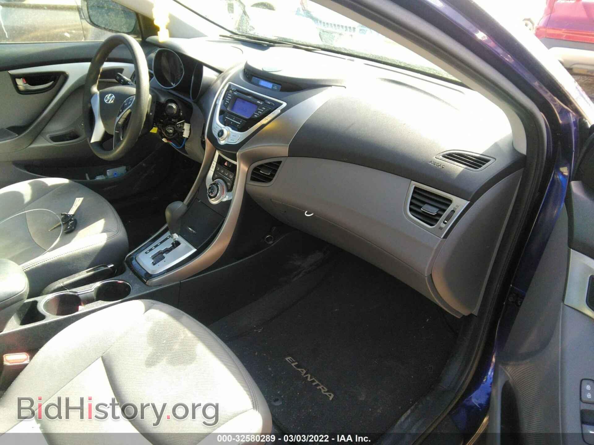 2012 HYUNDAI ELANTRA - VIN: 5NPDH4AE7CH070372 - Фото 5