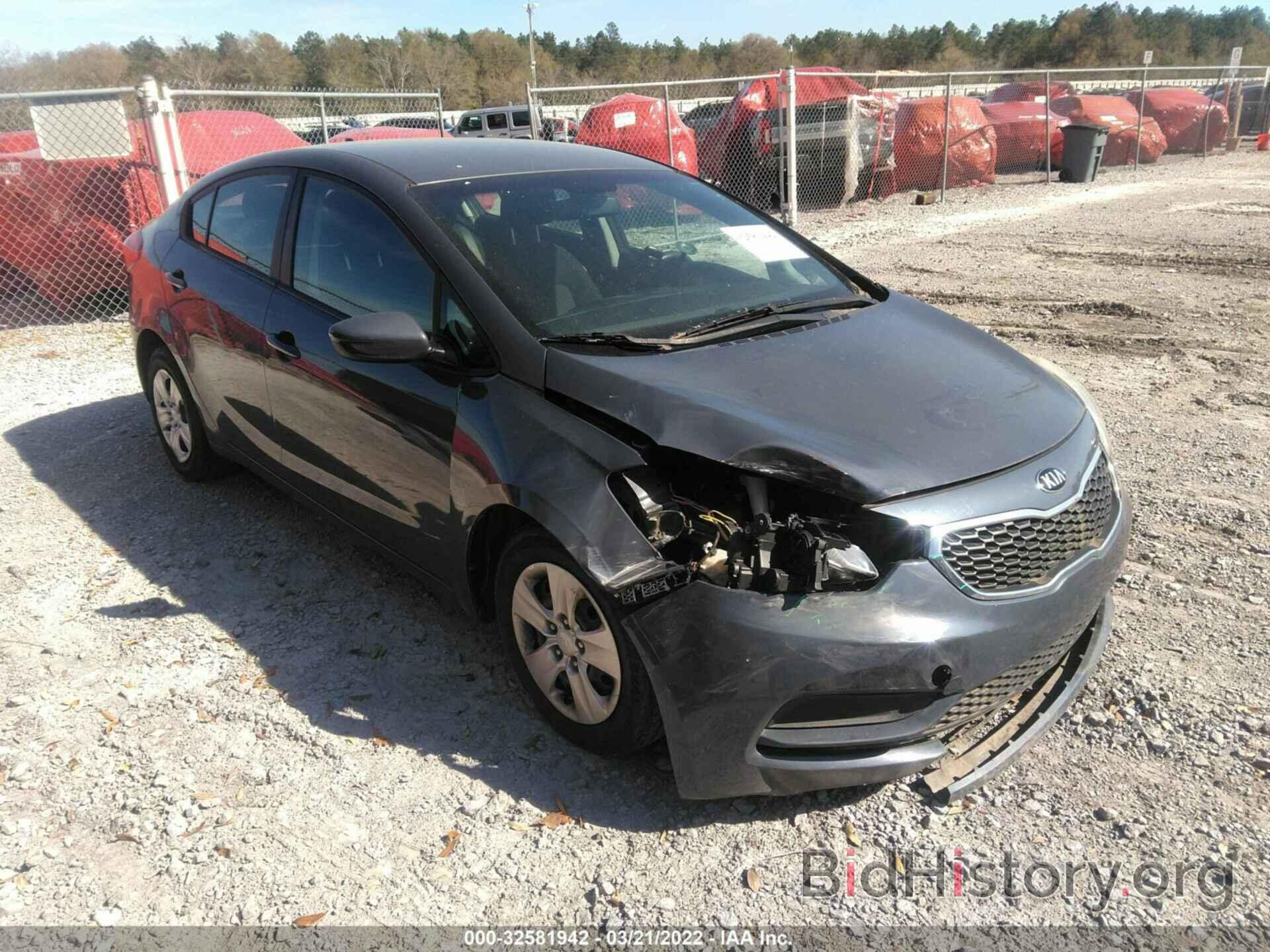 Фотография KNAFK4A68G5573477 - KIA FORTE 2016