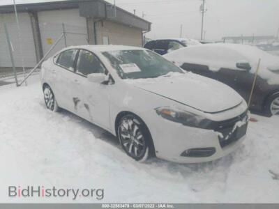 2016 Dodge DART SXT Sport Rallye, белый — VIN 1C3CDFFA5GD822692, IAAI