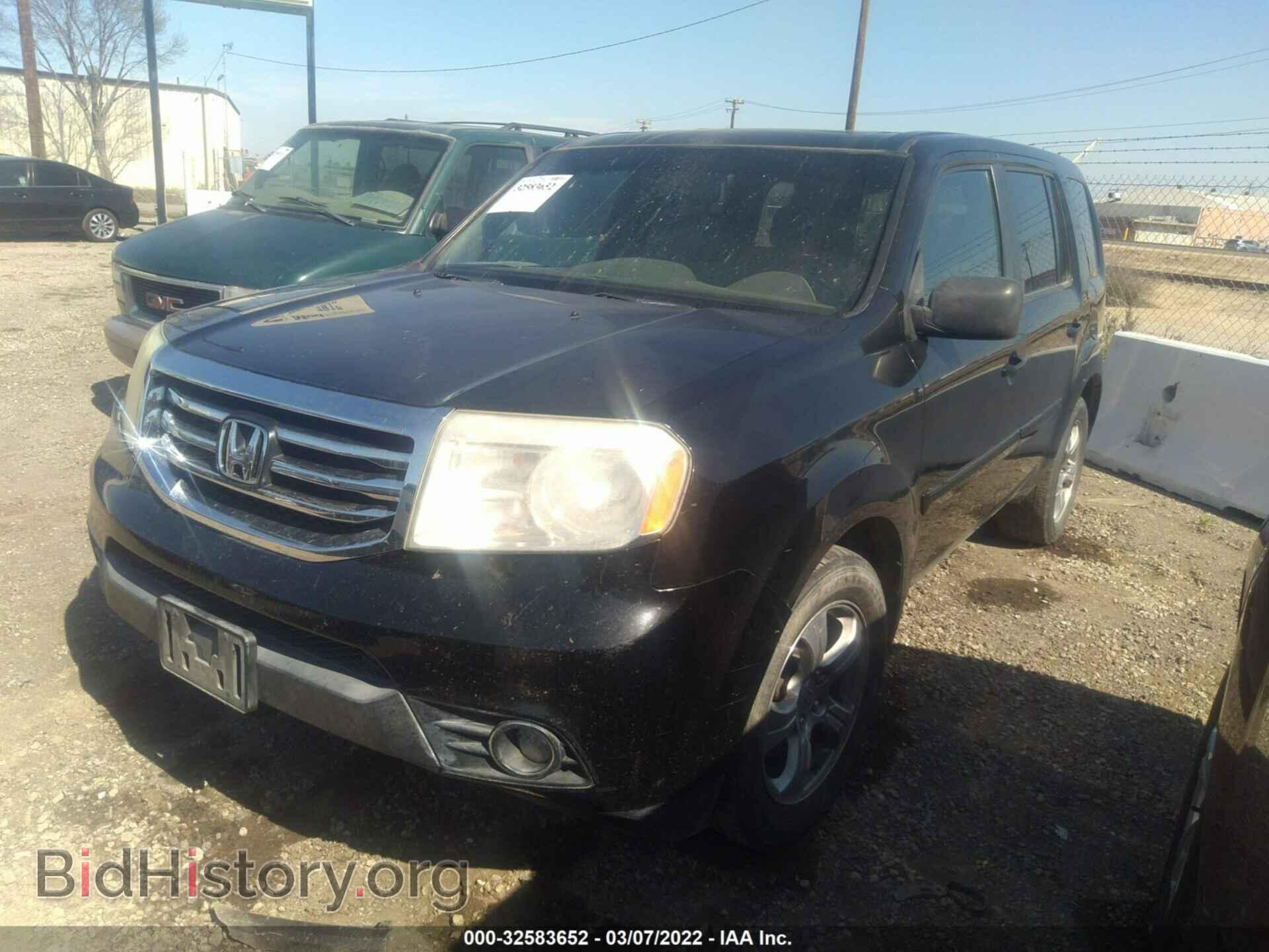 2012 HONDA PILOT - VIN: 5FNYF3H55CB043273 - Фото 2