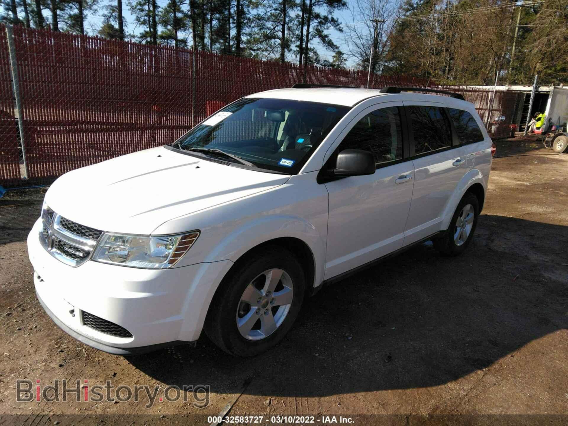 2012 DODGE JOURNEY - VIN: 3C4PDCAB6CT223672 - Фото 2