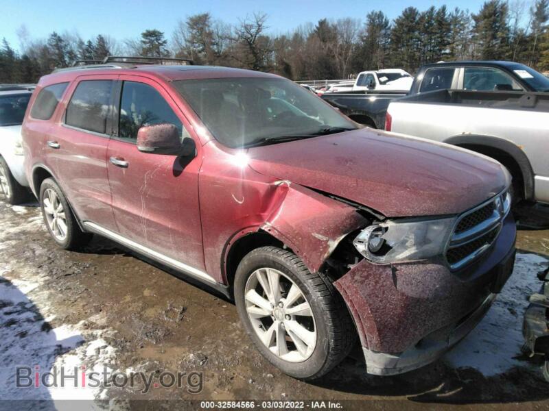2013 Dodge DURANGO Crew (VIN 1C4RDJDG3DC668601) — фото 1 из 11, IAAI, повреждение: задняя часть