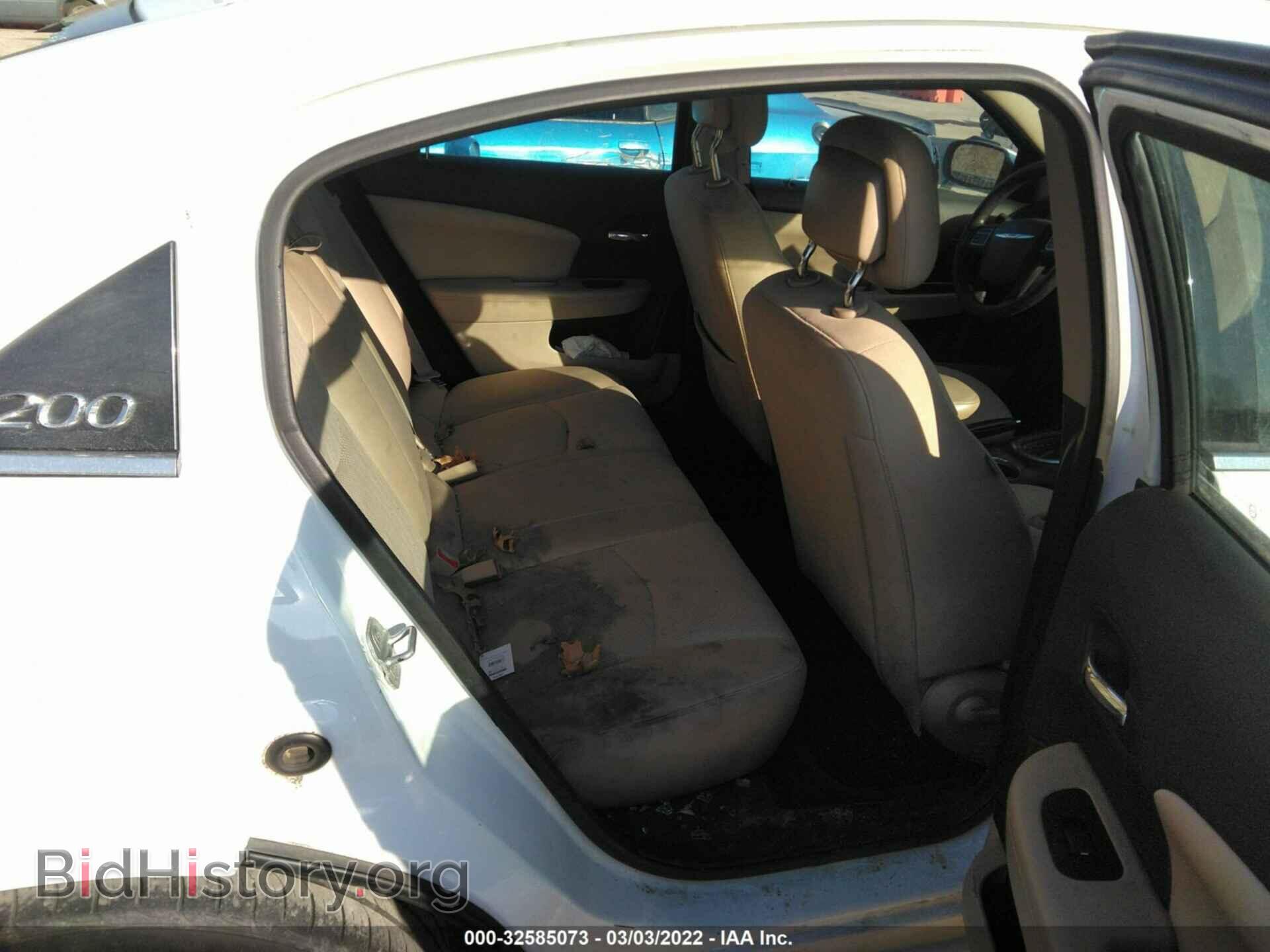 2013 CHRYSLER 200 - VIN: 1C3CCBAB0DN763407 - Photo 8