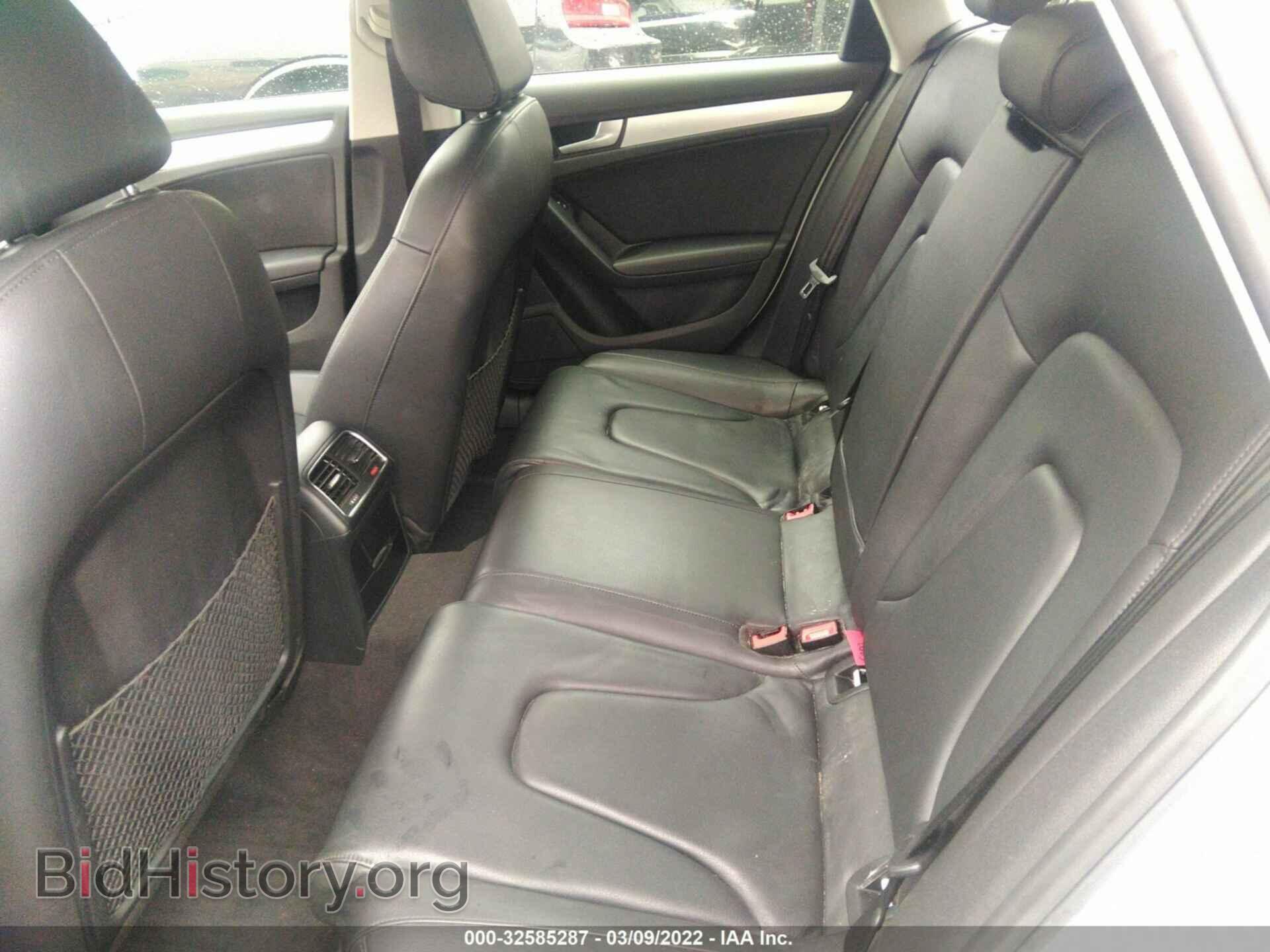 2012 AUDI A4 - VIN: WAUWFAFLXCA020896 - Фото 8
