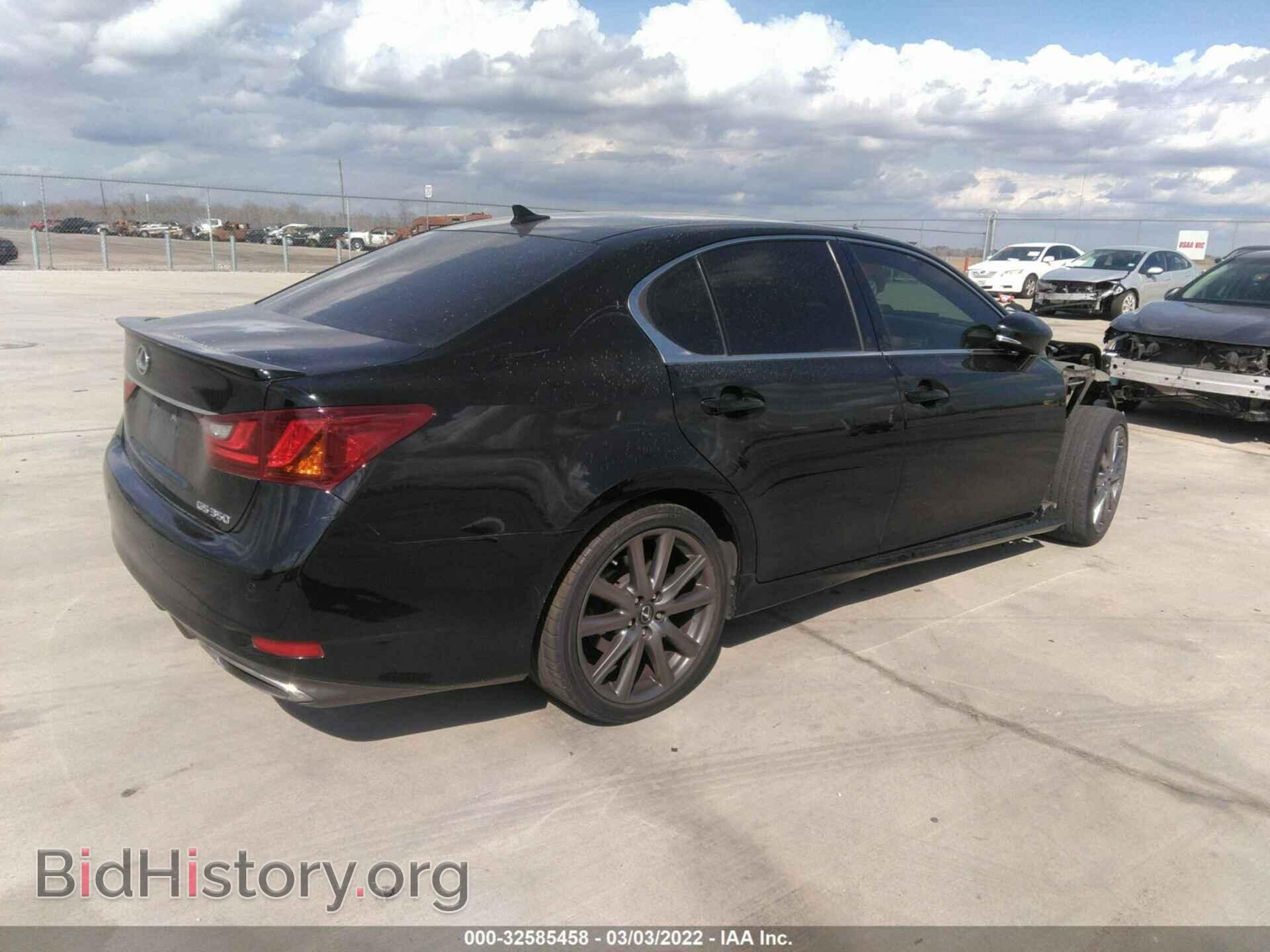 2013 LEXUS GS 350 - VIN: JTHBE1BL8D5011360 - Фото 4