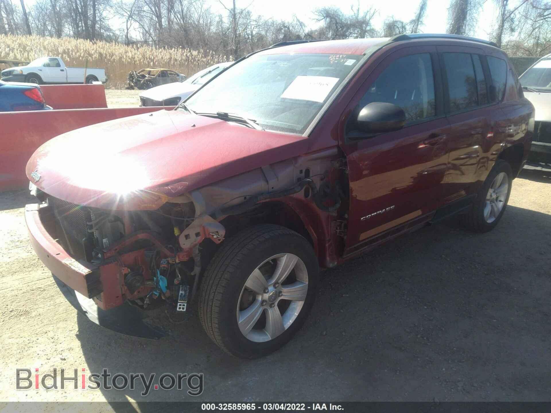 2012 JEEP COMPASS - VIN: 1C4NJDBB6CD525067 - Фото 2