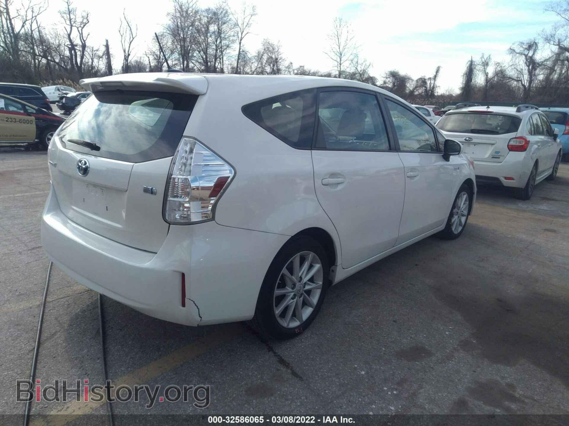 2013 TOYOTA PRIUS V - VIN: JTDZN3EU7D3219290 - Фото 4