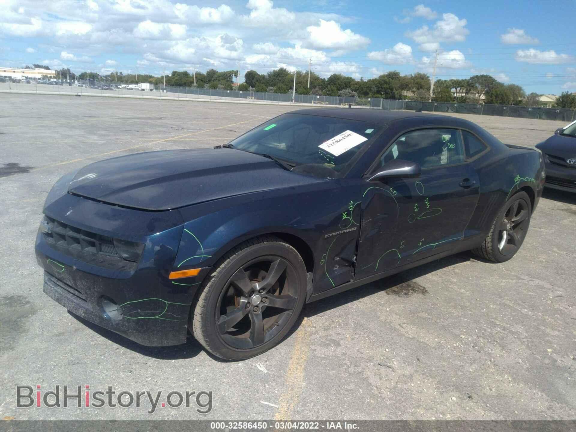 2012 CHEVROLET CAMARO - VIN: 2G1FA1E31C9140223 - Фото 2