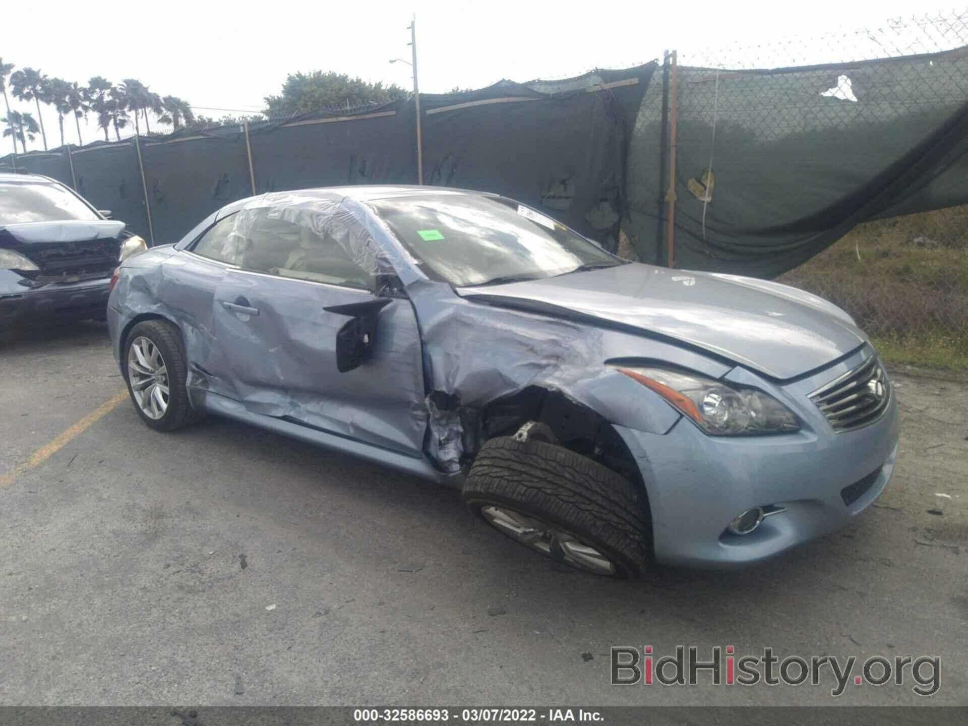 Photo JN1CV6FE9DM772261 - INFINITI G37 CONVERTIBLE 2013