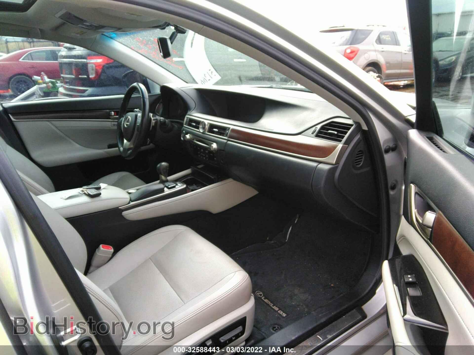 2013 LEXUS GS 350 - VIN: JTHCE1BL0D5010711 - Фото 5