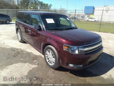 2019 Ford FLEX SEL, burgundy — VIN 2FMGK5C80KBA32256, IAAI