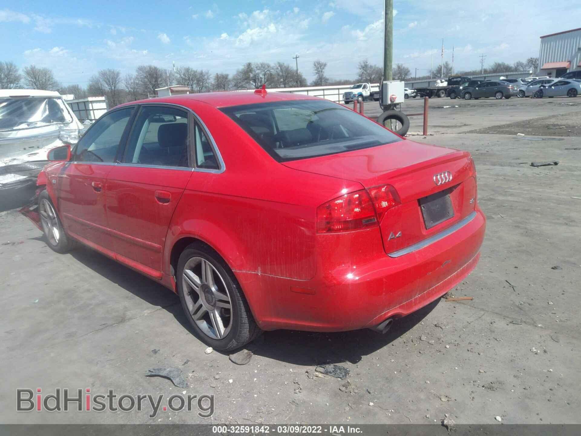 2008 AUDI A4 - VIN: WAUAF78E88A097320 - Фото 3