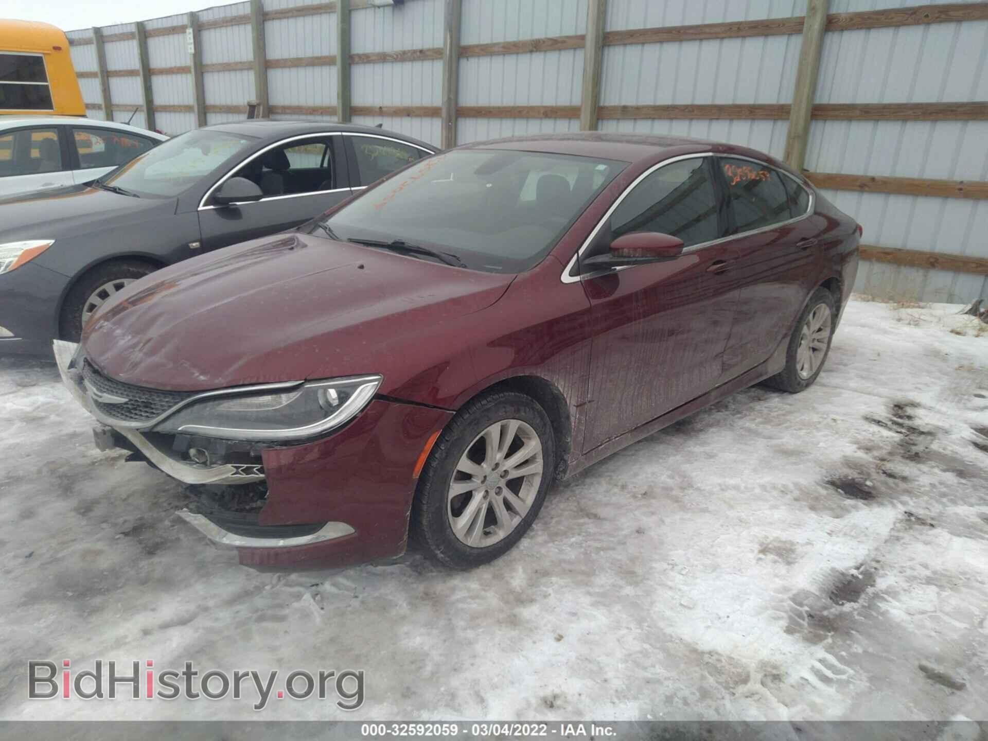 2016 CHRYSLER 200 - VIN: 1C3CCCAB0GN162511 - Фото 2