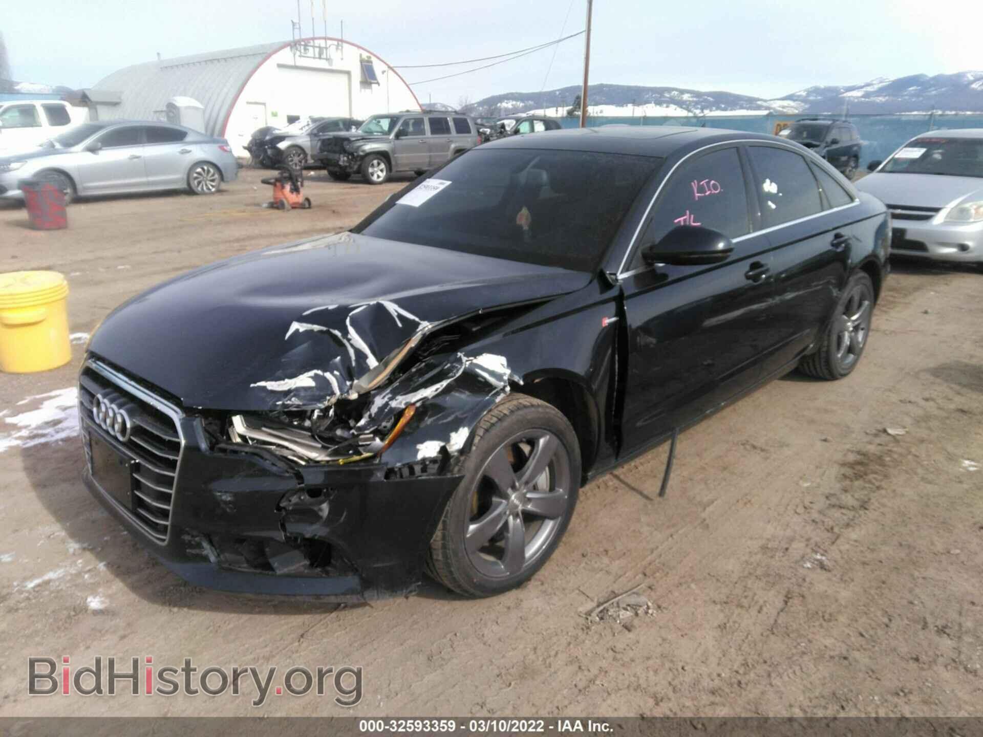 2012 AUDI A6 - VIN: WAUBGAFC4CN005430 - Фото 2