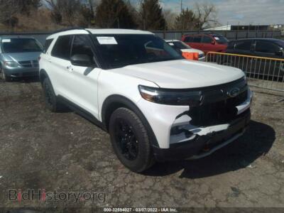2022 Ford EXPLORER TIMBERLINE, white — VIN 1FMSK8JH2NGA35140, IAAI