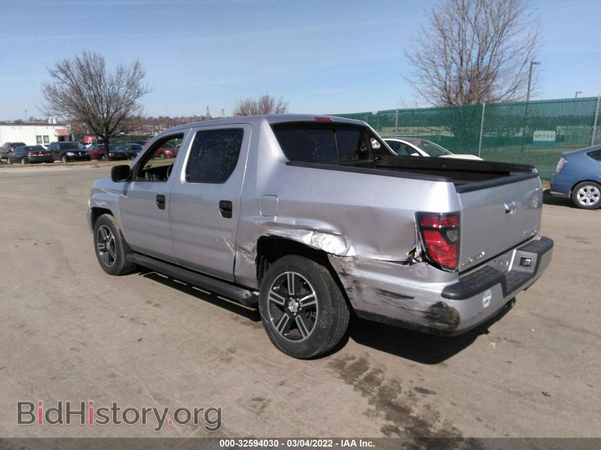 2014 HONDA RIDGELINE - VIN: 5FPYK1F77EB009057 - Фото 3