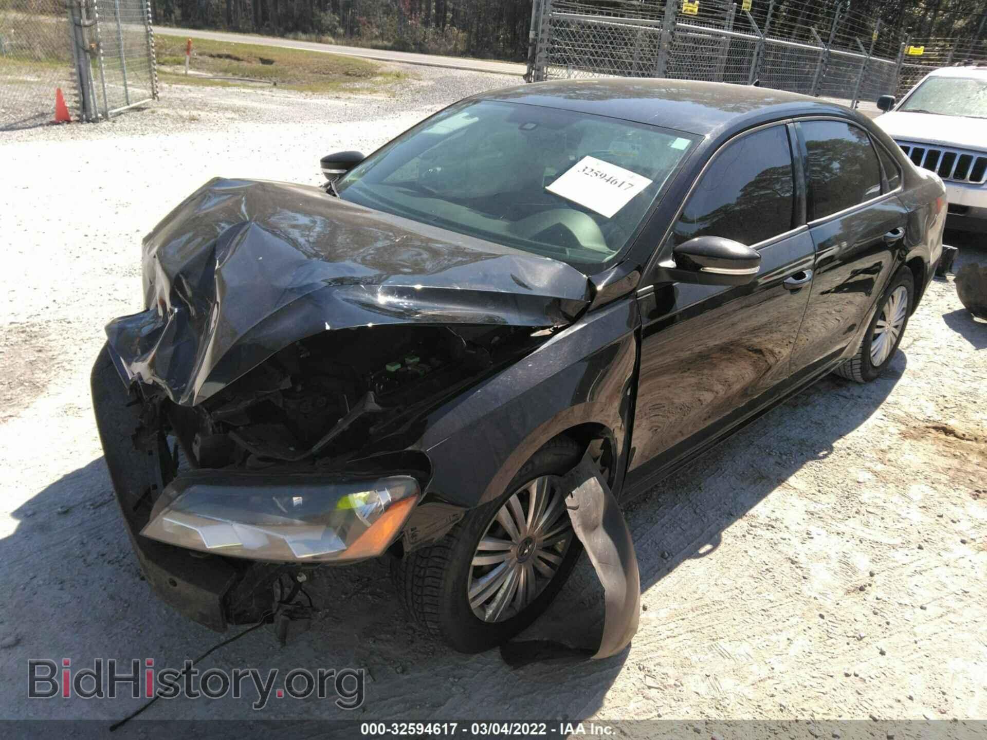2014 VOLKSWAGEN PASSAT - VIN: 1VWAP7A32EC026443 - Фото 2