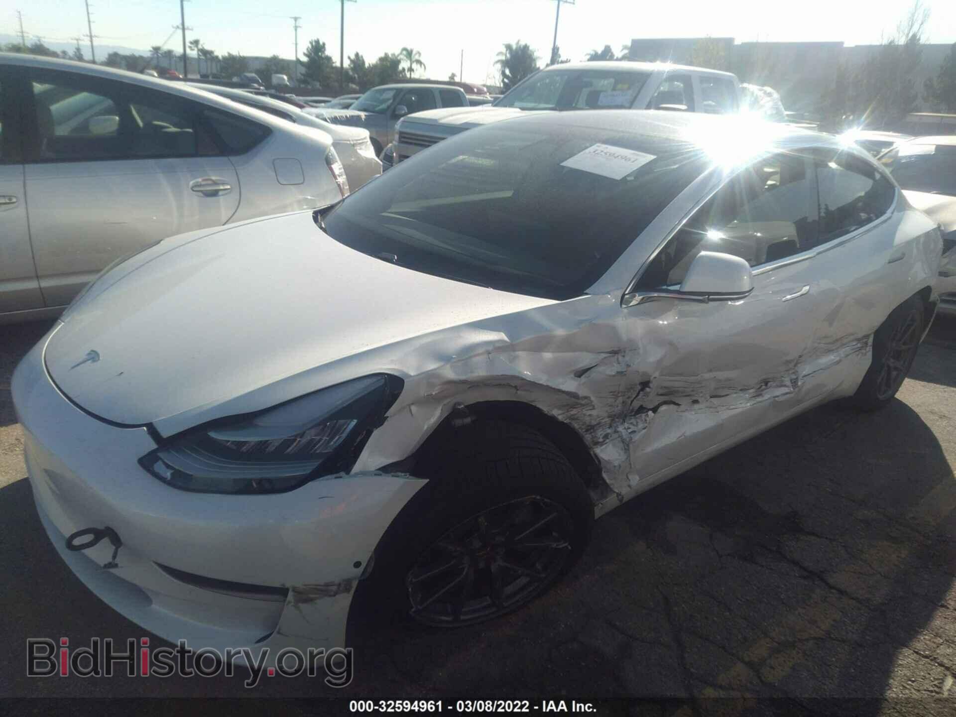 2019 TESLA MODEL 3 - VIN: 5YJ3E1EA7KF504054 - Фото 2