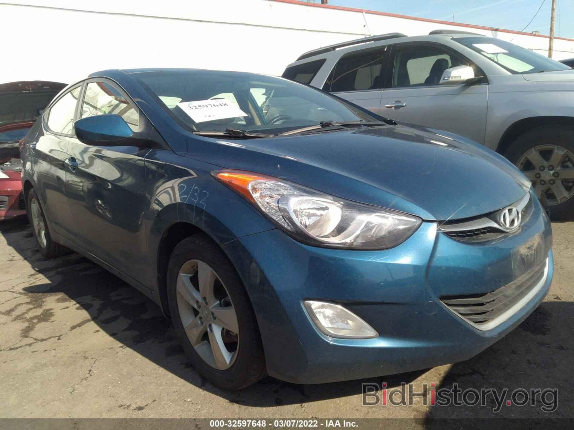 Photo KMHDH4AE2DU936918 - HYUNDAI ELANTRA 2013