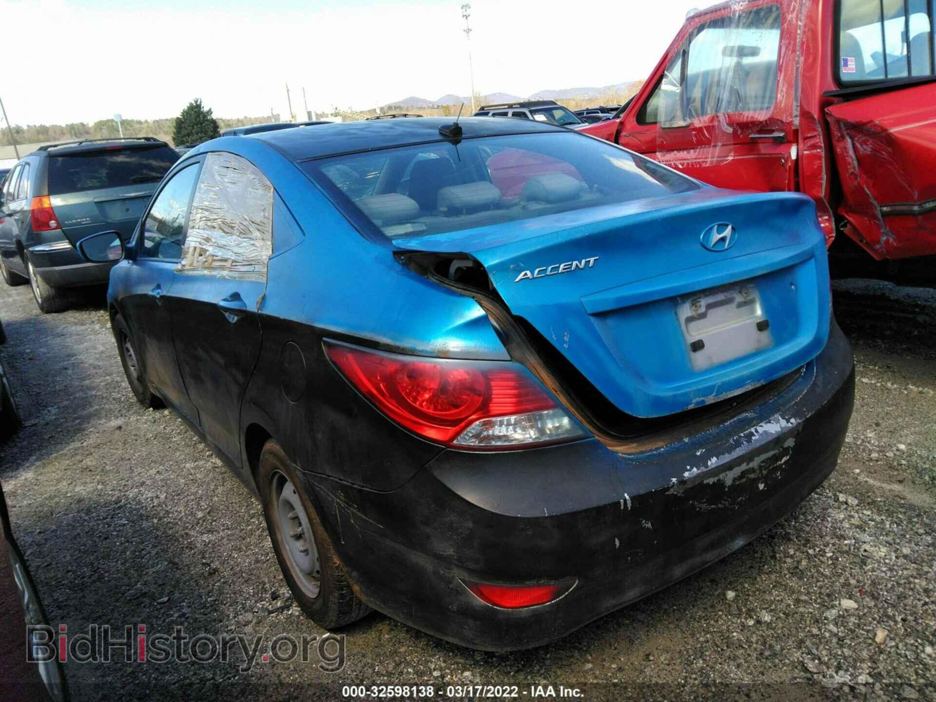 2013 HYUNDAI ACCENT - VIN: KMHCT4AE3DU352389 - Фото 3