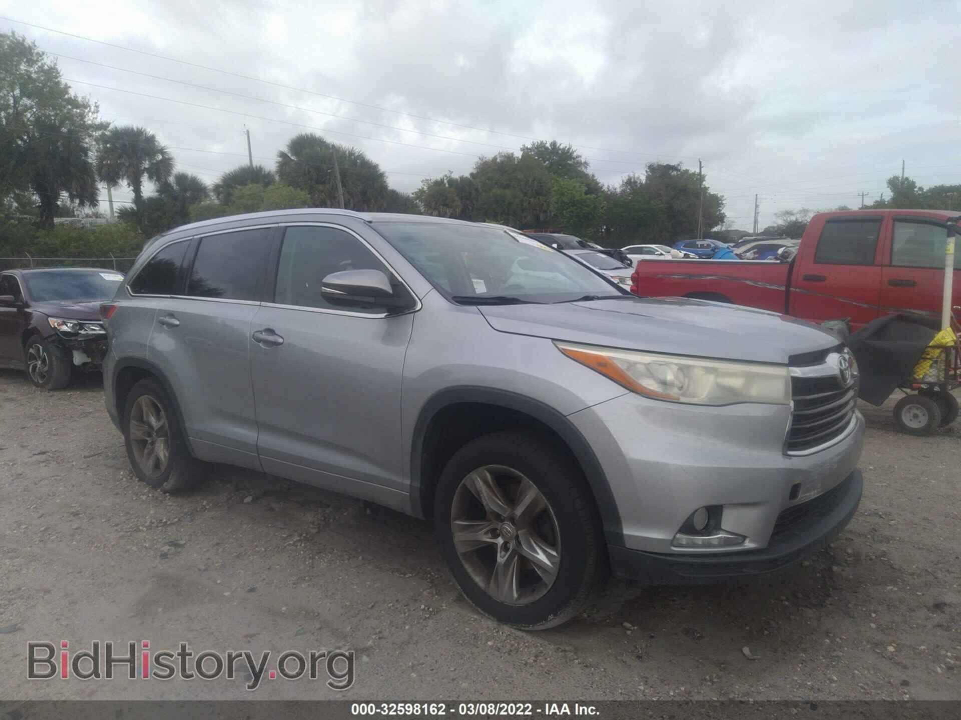Фотография 5TDYKRFH8FS044302 - TOYOTA HIGHLANDER 2015