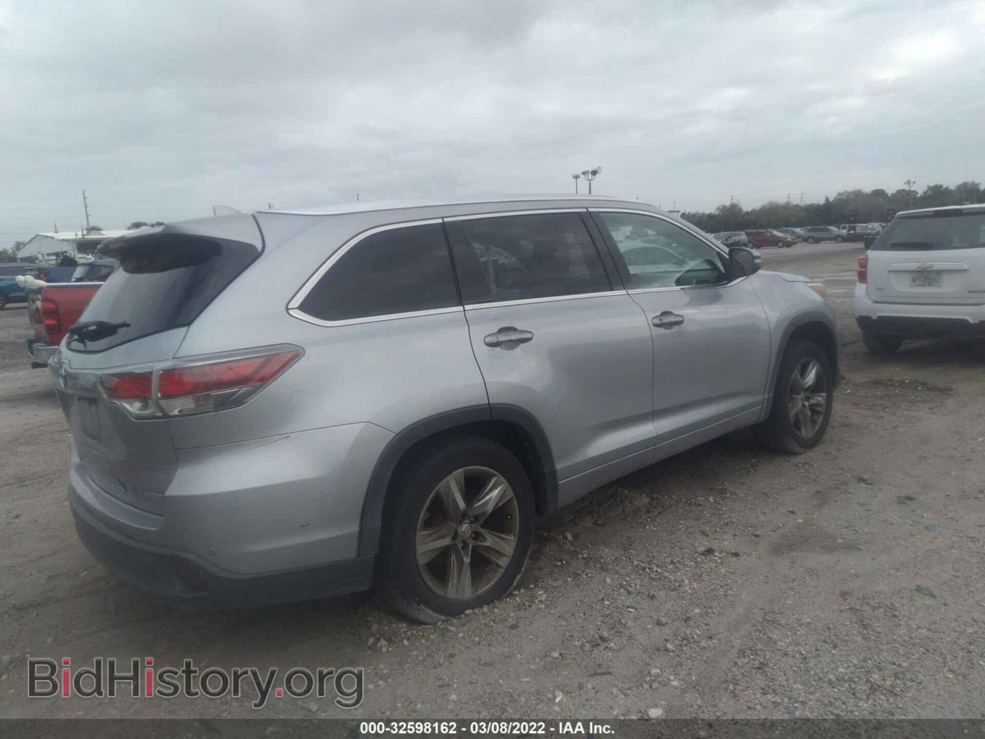 2015 TOYOTA HIGHLANDER - VIN: 5TDYKRFH8FS044302 - Фото 4