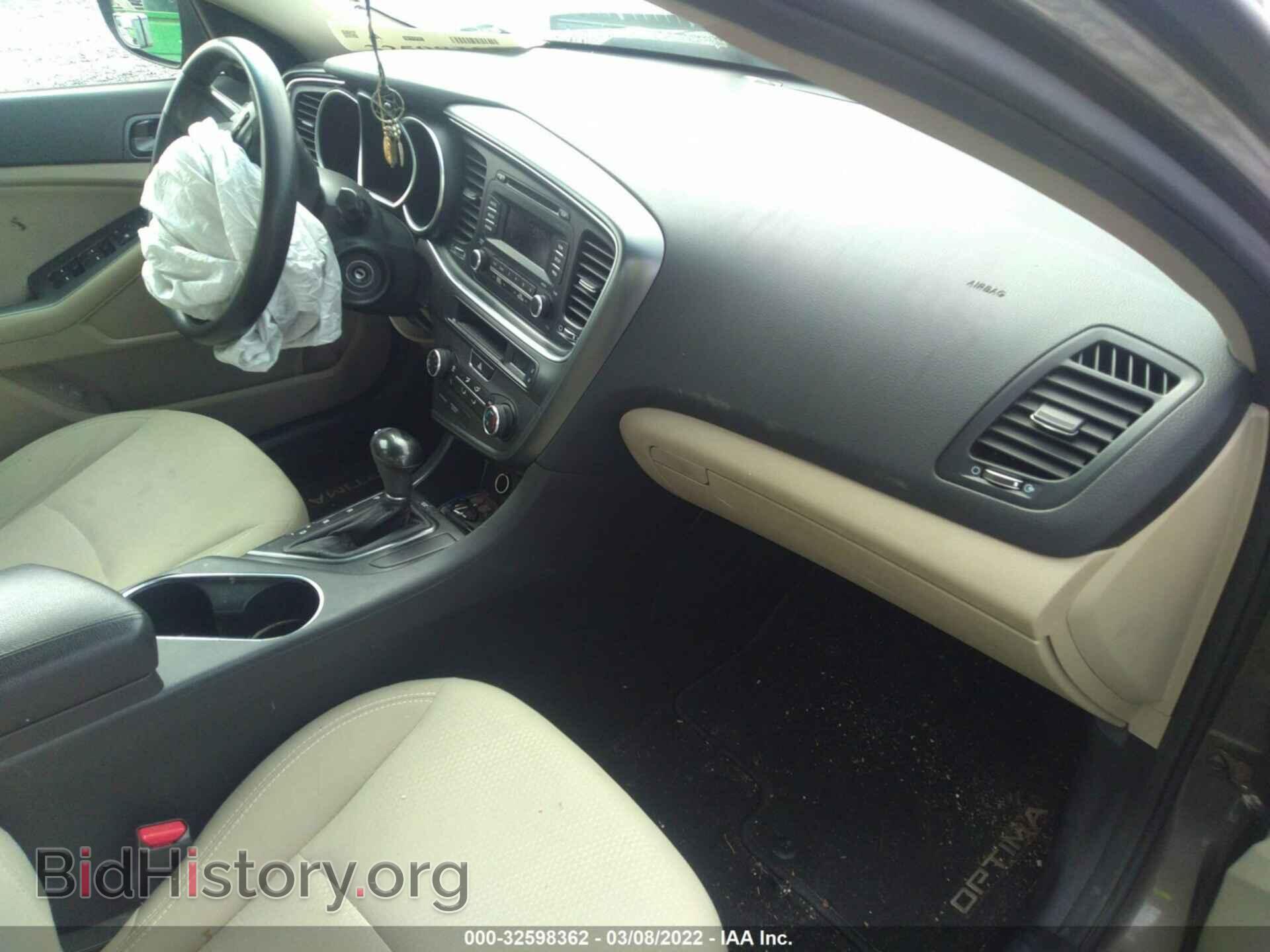 2014 KIA OPTIMA - VIN: 5XXGM4A77EG346400 - Фото 5