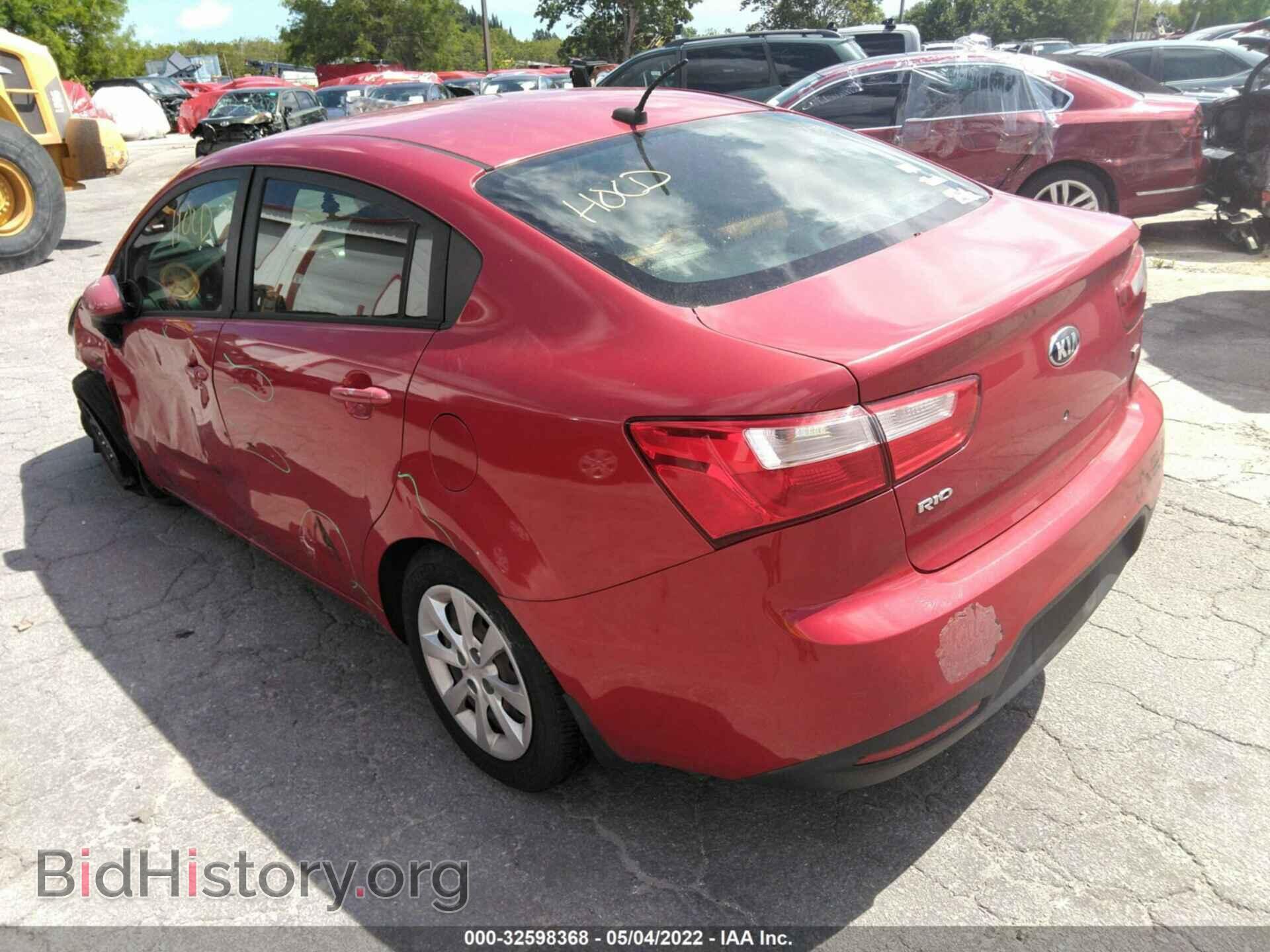 2014 KIA RIO - VIN: KNADM4A32E6405669 - Фото 3