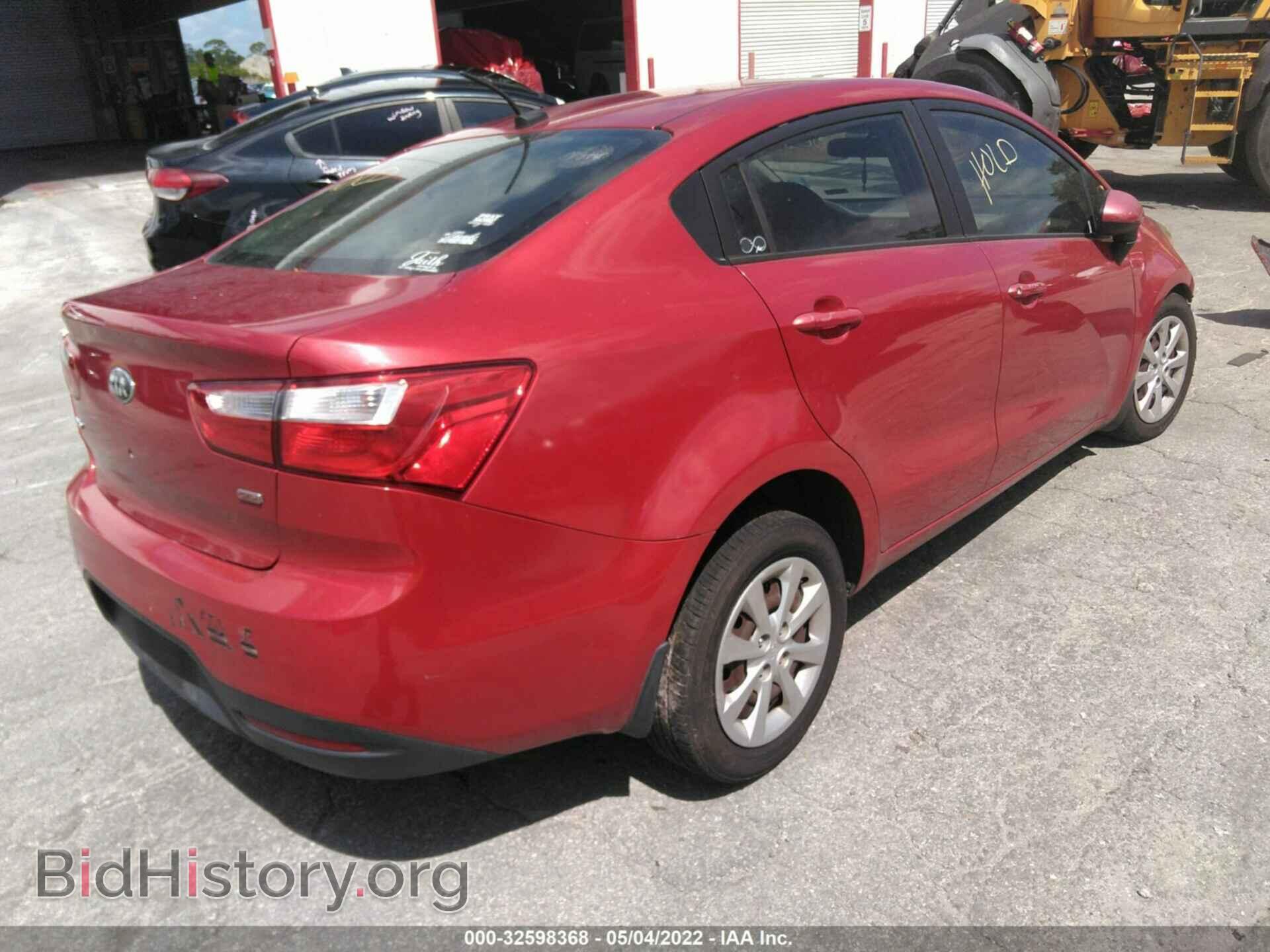 2014 KIA RIO - VIN: KNADM4A32E6405669 - Фото 4