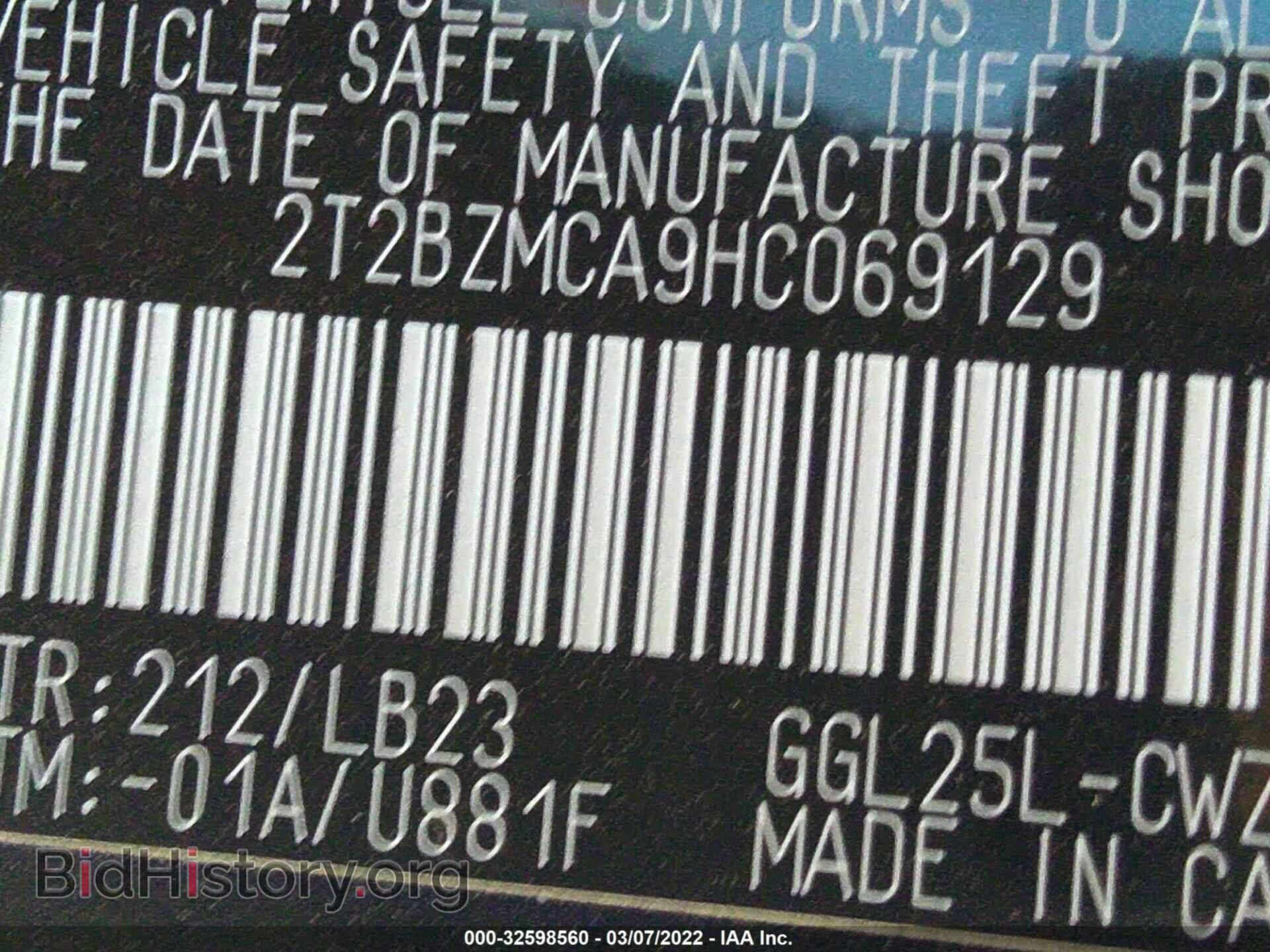 2017 LEXUS RX - VIN: 2T2BZMCA9HC069129 - Фото 9