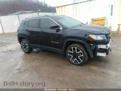 2017 Jeep COMPASS Limited, black — VIN 3C4NJDCB5HT666034, IAAI