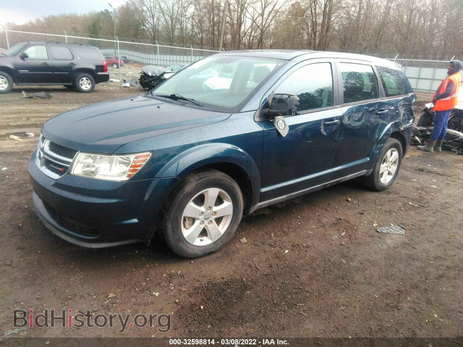 2013 DODGE JOURNEY - VIN: 3C4PDCAB2DT608194 - Фото 2