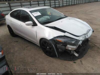 2014 Dodge DART GT, белый — VIN 1C3CDFEB7ED678344, IAAI
