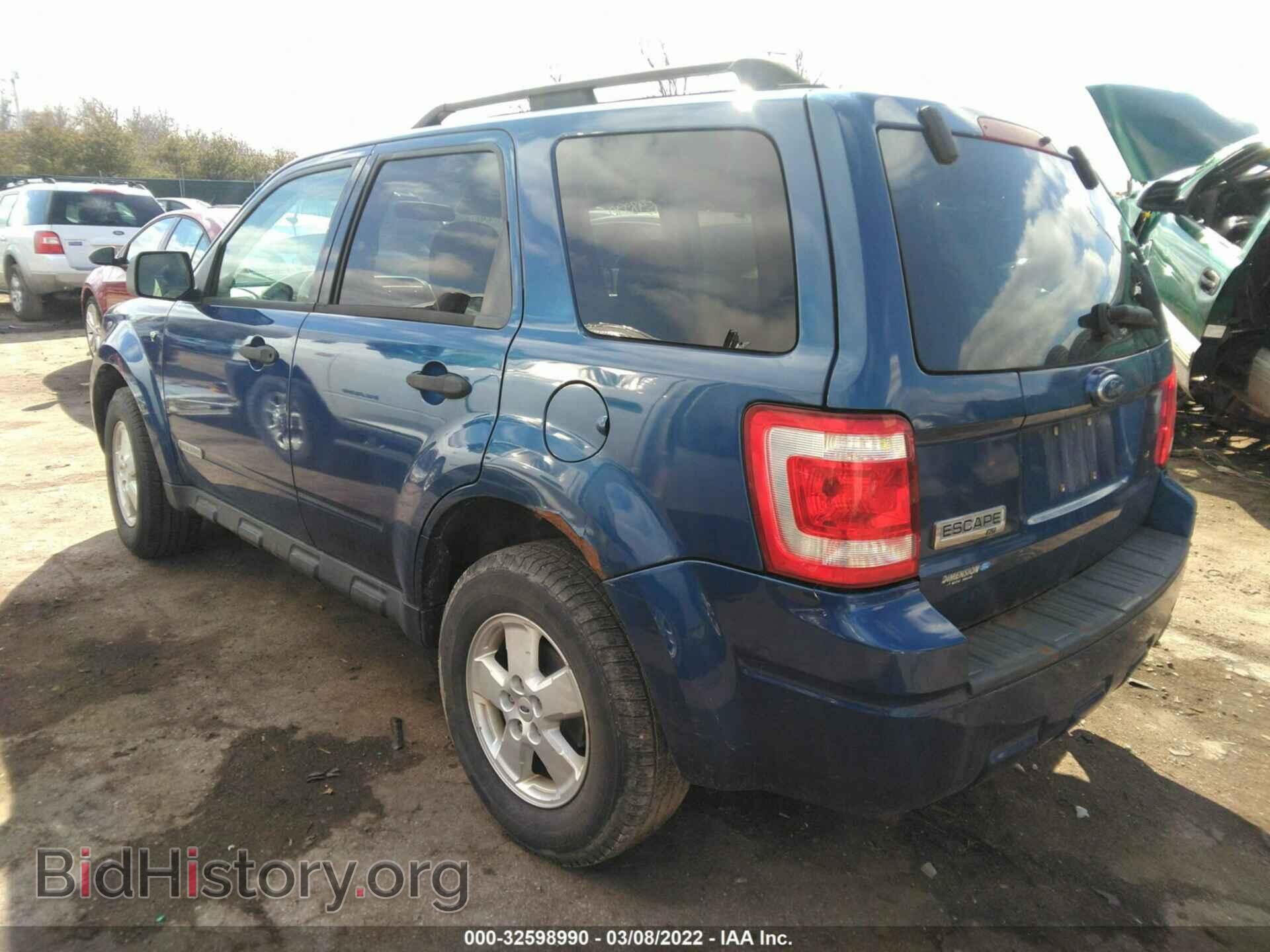 2008 FORD ESCAPE - VIN: 1FMCU03118KA80247 - Фото 3