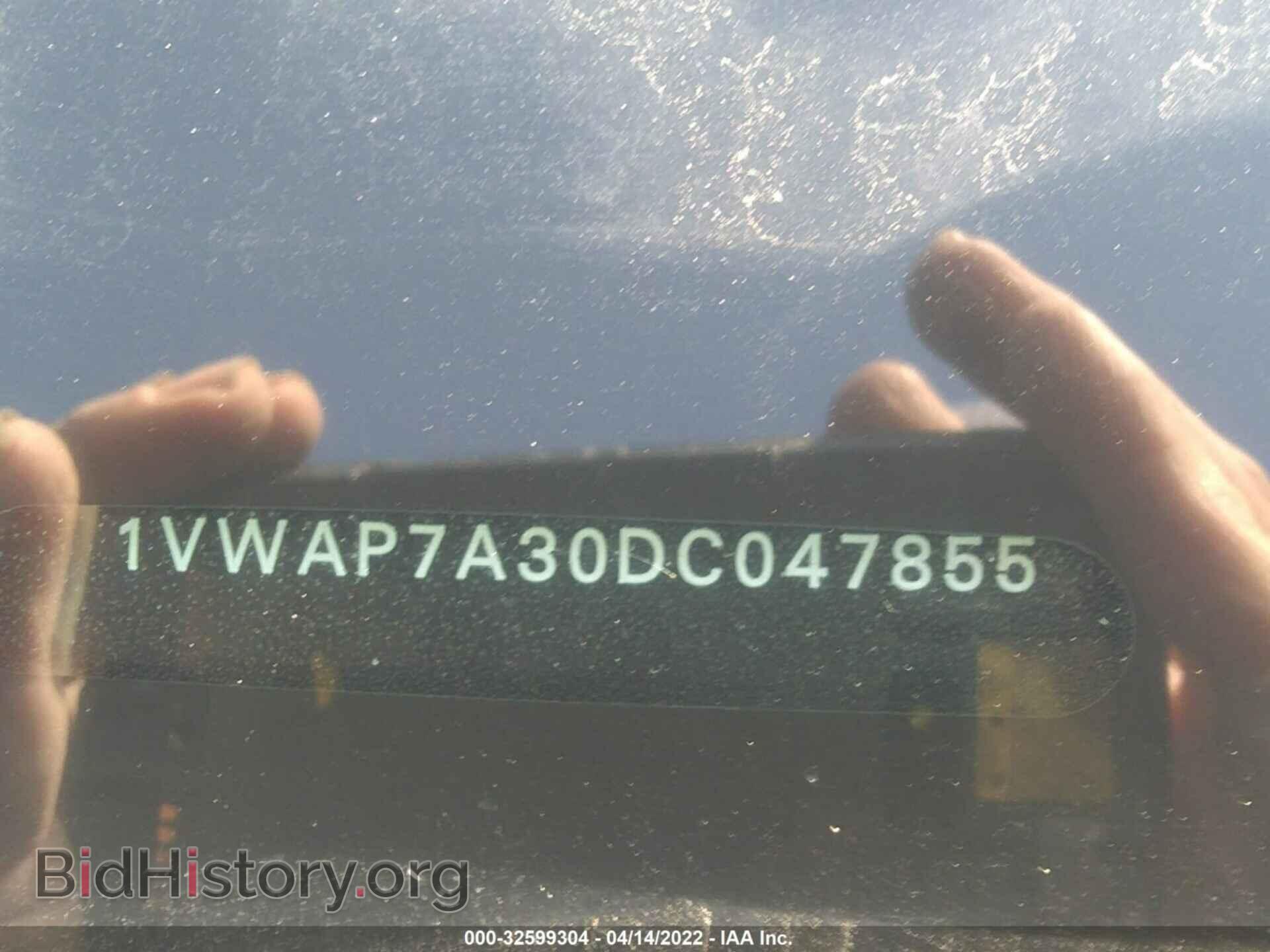 2013 VOLKSWAGEN PASSAT - VIN: 1VWAP7A30DC047855 - Фото 9
