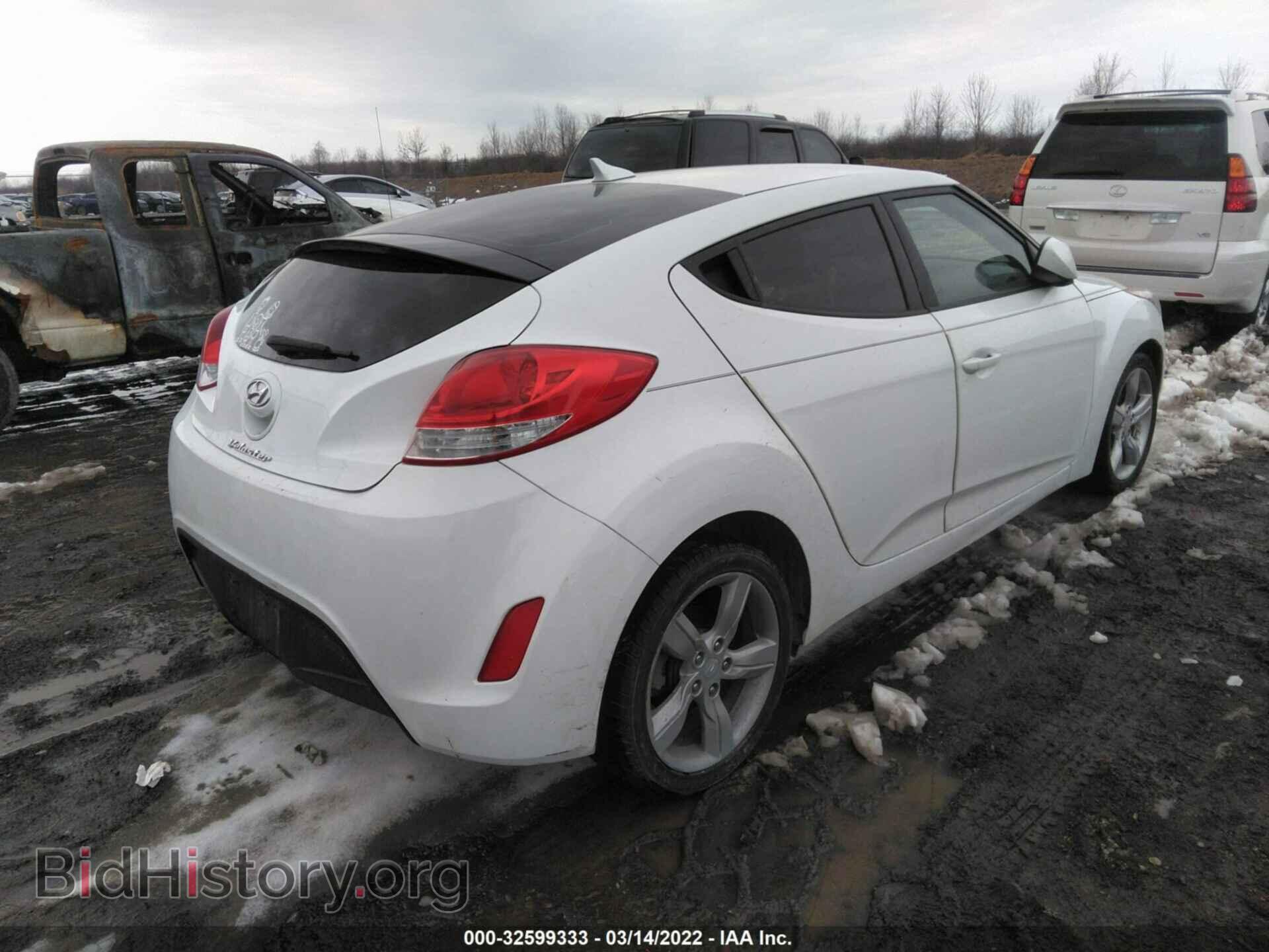 2013 HYUNDAI VELOSTER - VIN: KMHTC6AD3DU180075 - Фото 4