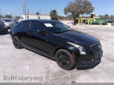 2014 Cadillac ATS Standard AWD, черный — VIN 1G6AG5RX3E0110113, IAAI