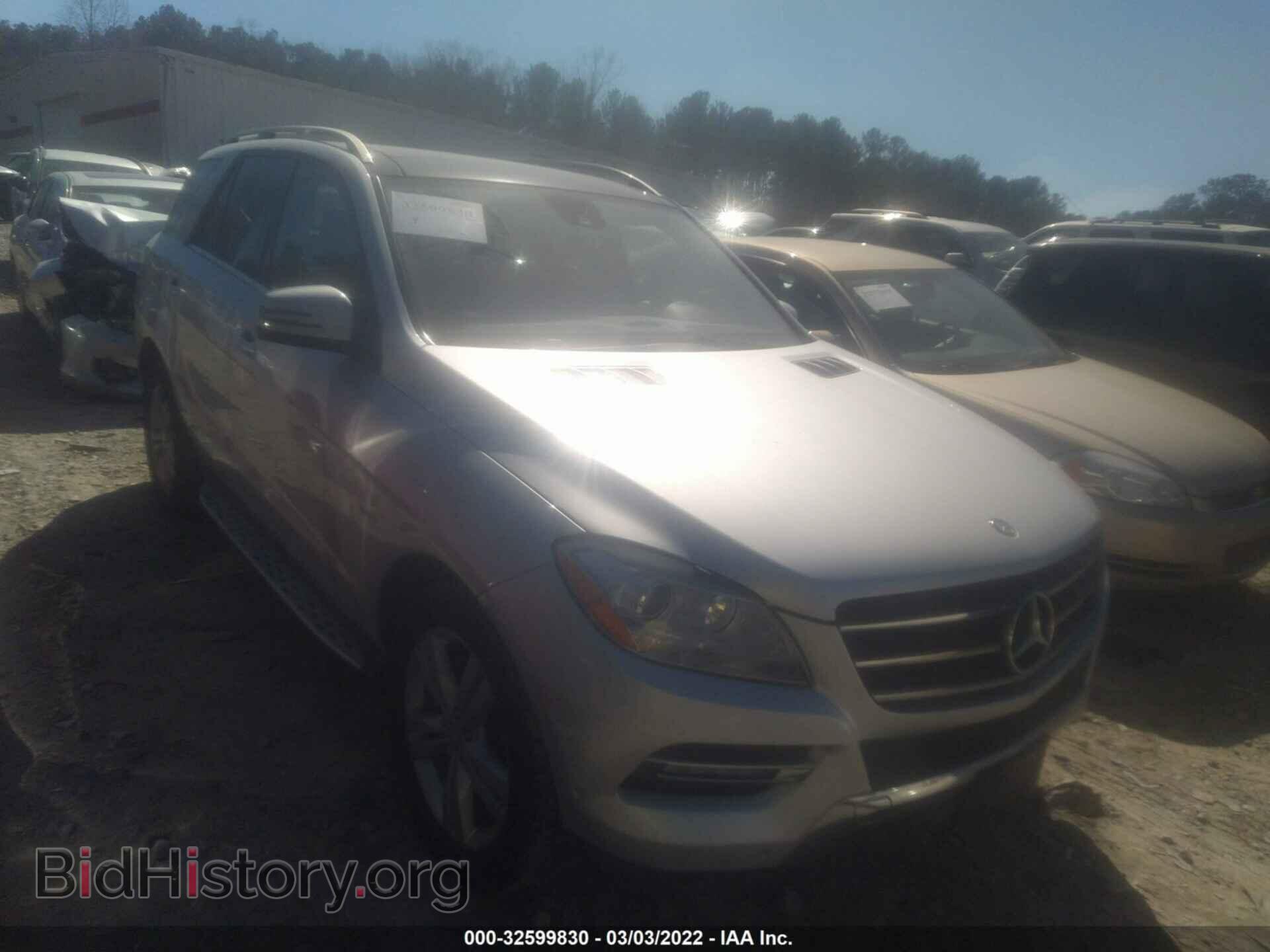 Photo 4JGDA2EB5CA022705 - MERCEDES-BENZ M-CLASS 2012