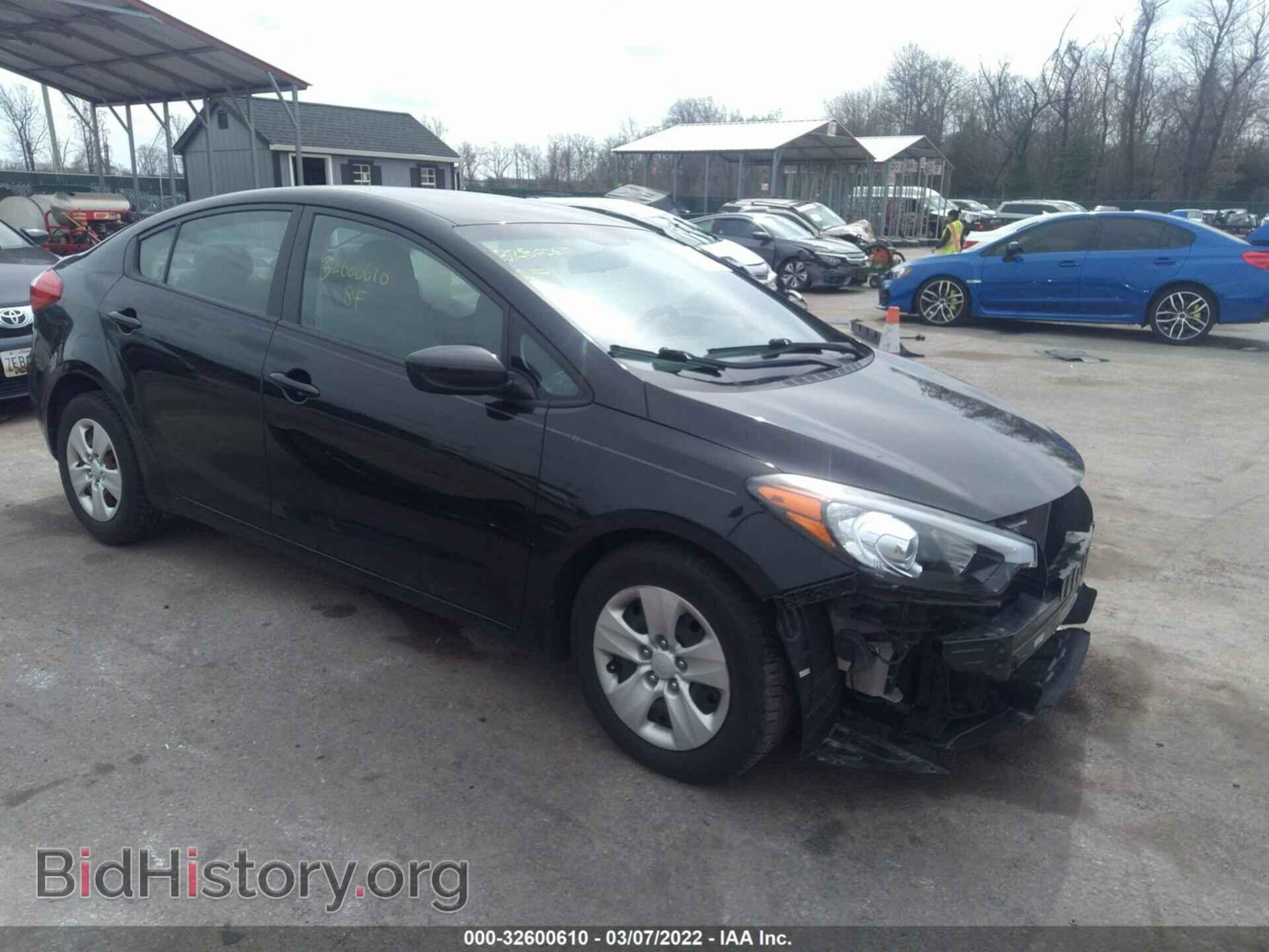 Photo KNAFK4A63G5515230 - KIA FORTE 2016