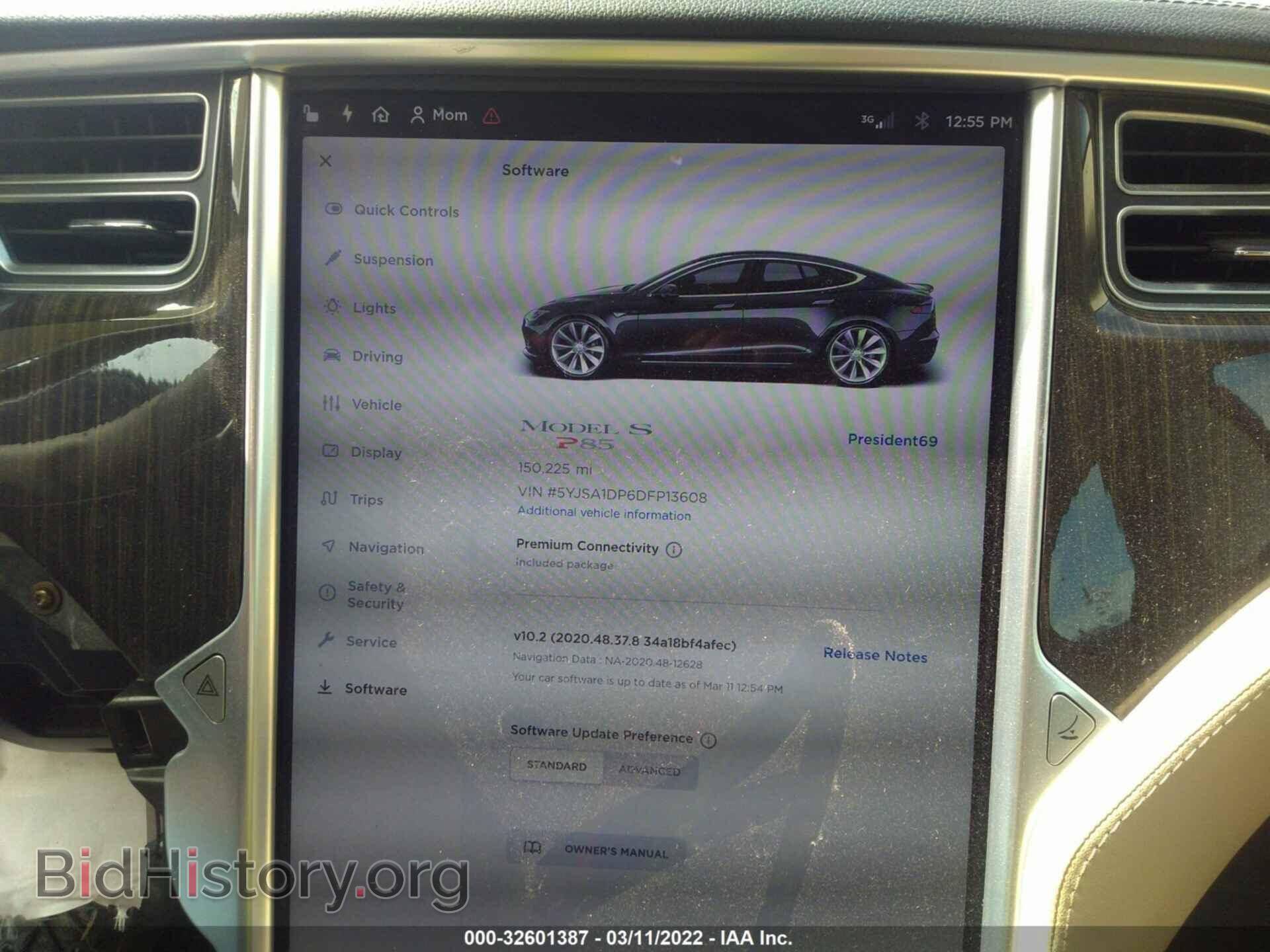 2013 TESLA MODEL S - VIN: 5YJSA1DP6DFP13608 - Photo 9
