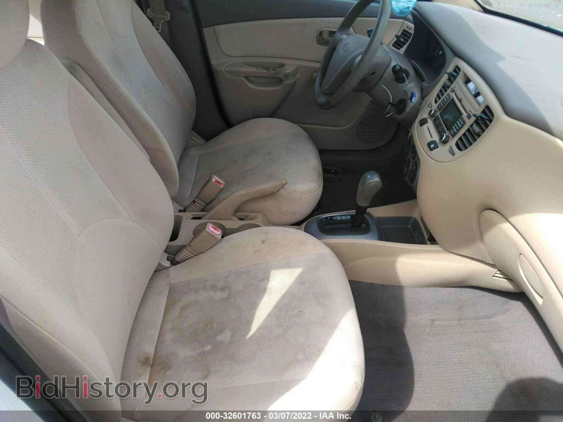 2009 KIA RIO - VIN: KNADE223996463171 - Фото 5