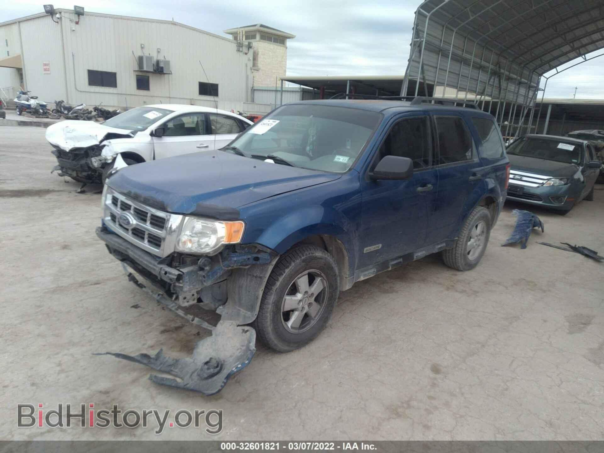 2008 FORD ESCAPE - VIN: 1FMCU02Z08KA39115 - Фото 2