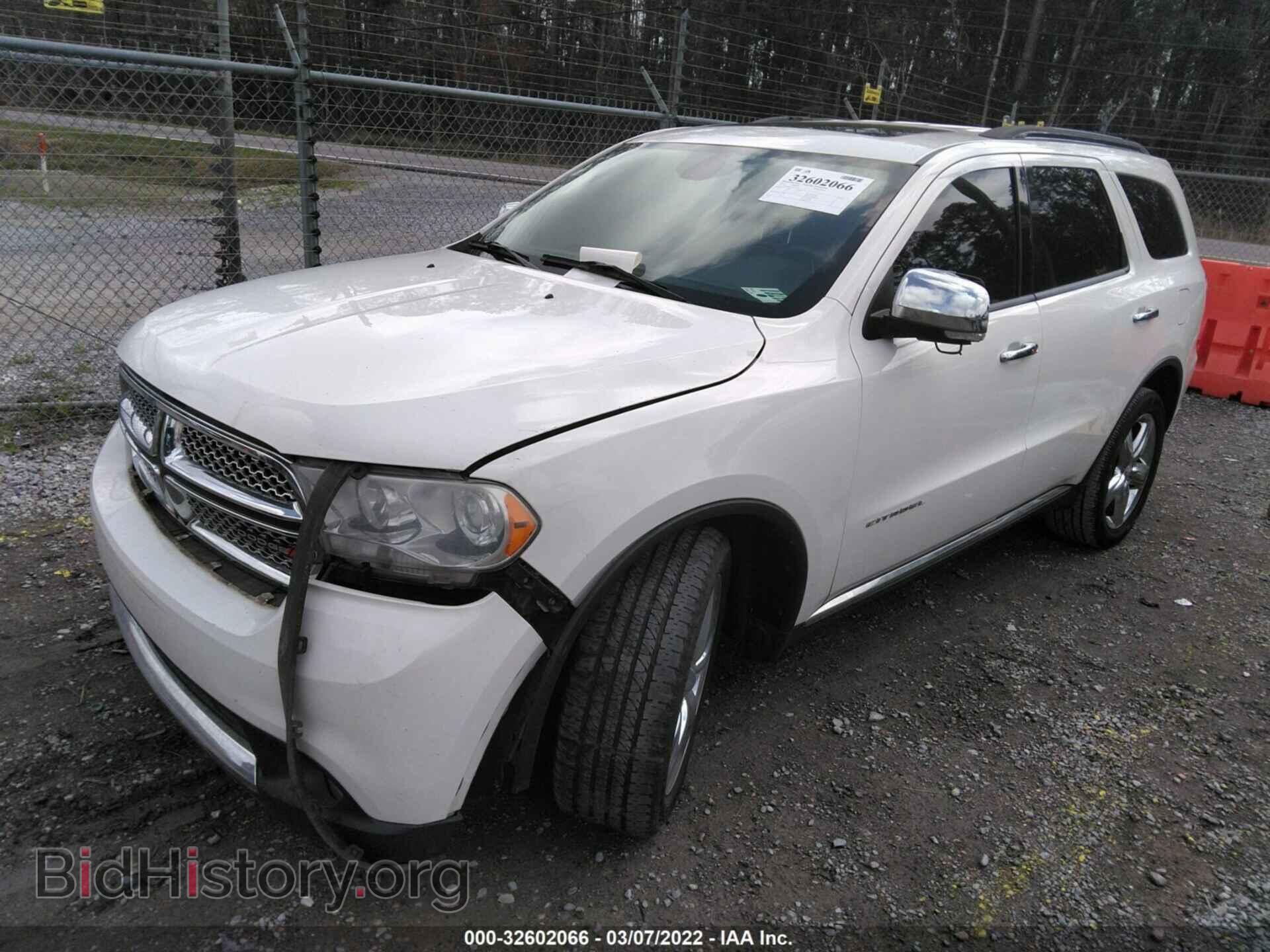 2012 DODGE DURANGO - VIN: 1C4RDHEG5CC321650 - Photo 2