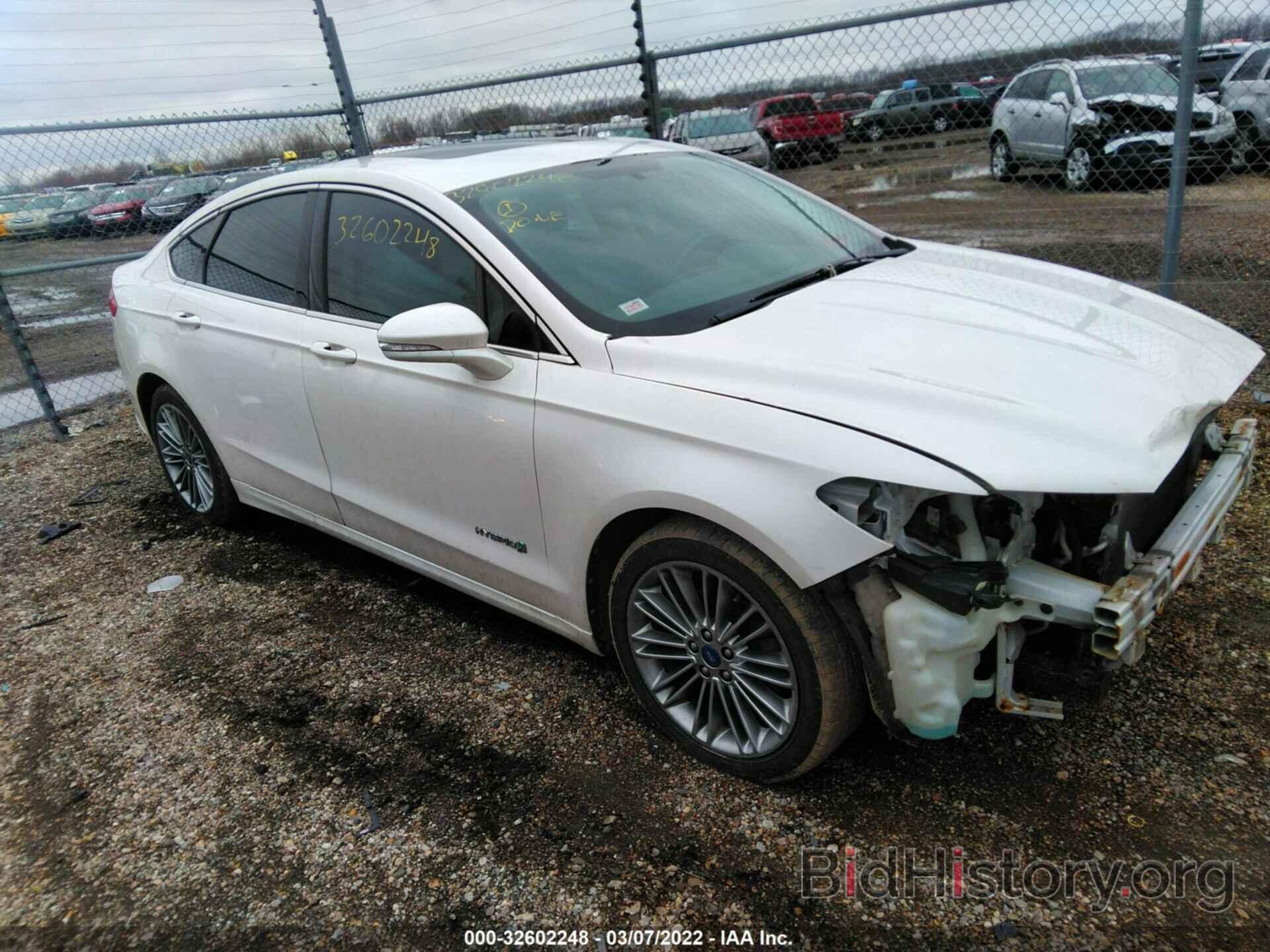 Photo 3FA6P0LU7DR104002 - FORD FUSION 2013